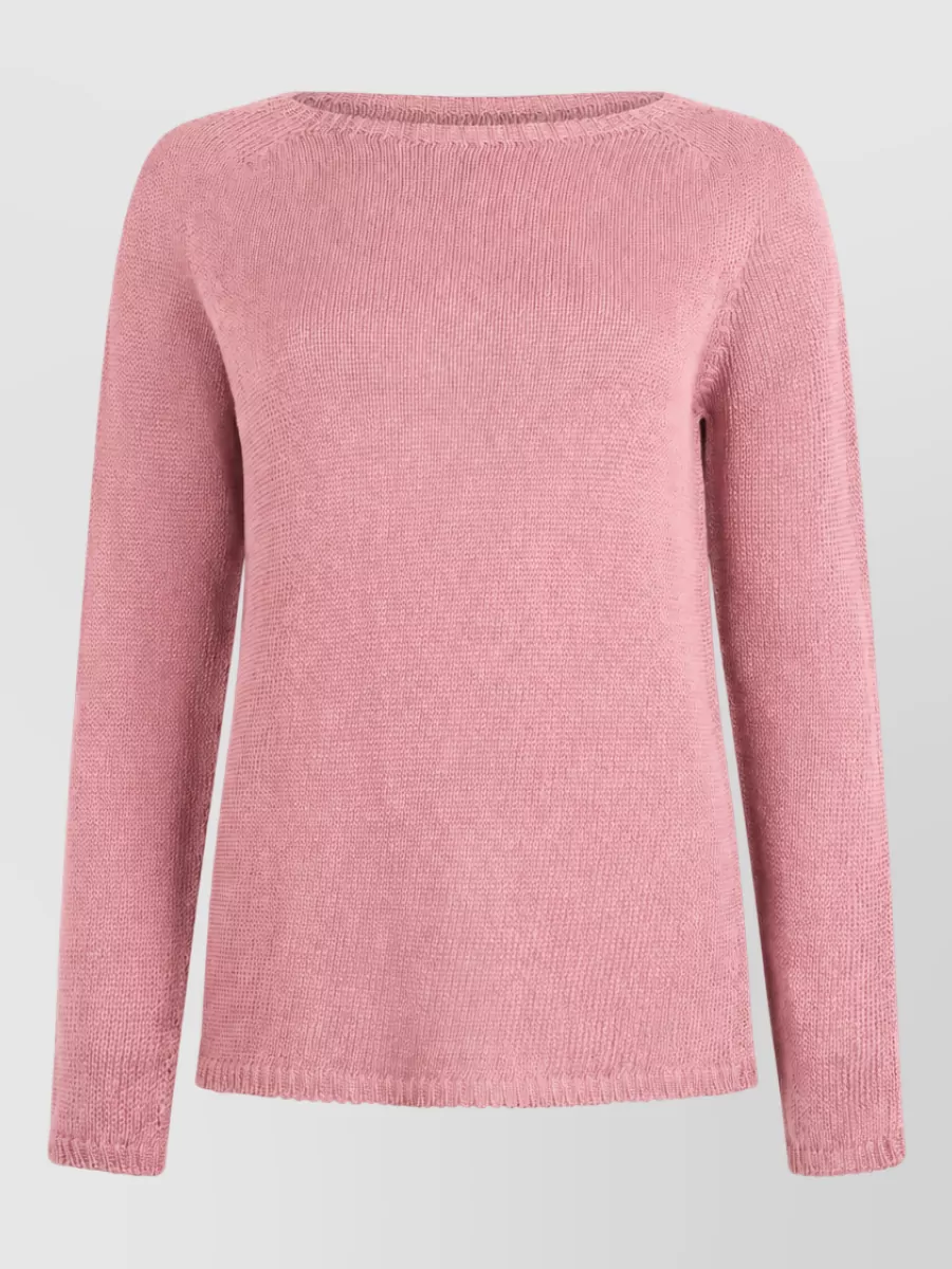 S Max Mara linen long-sleeve sweater