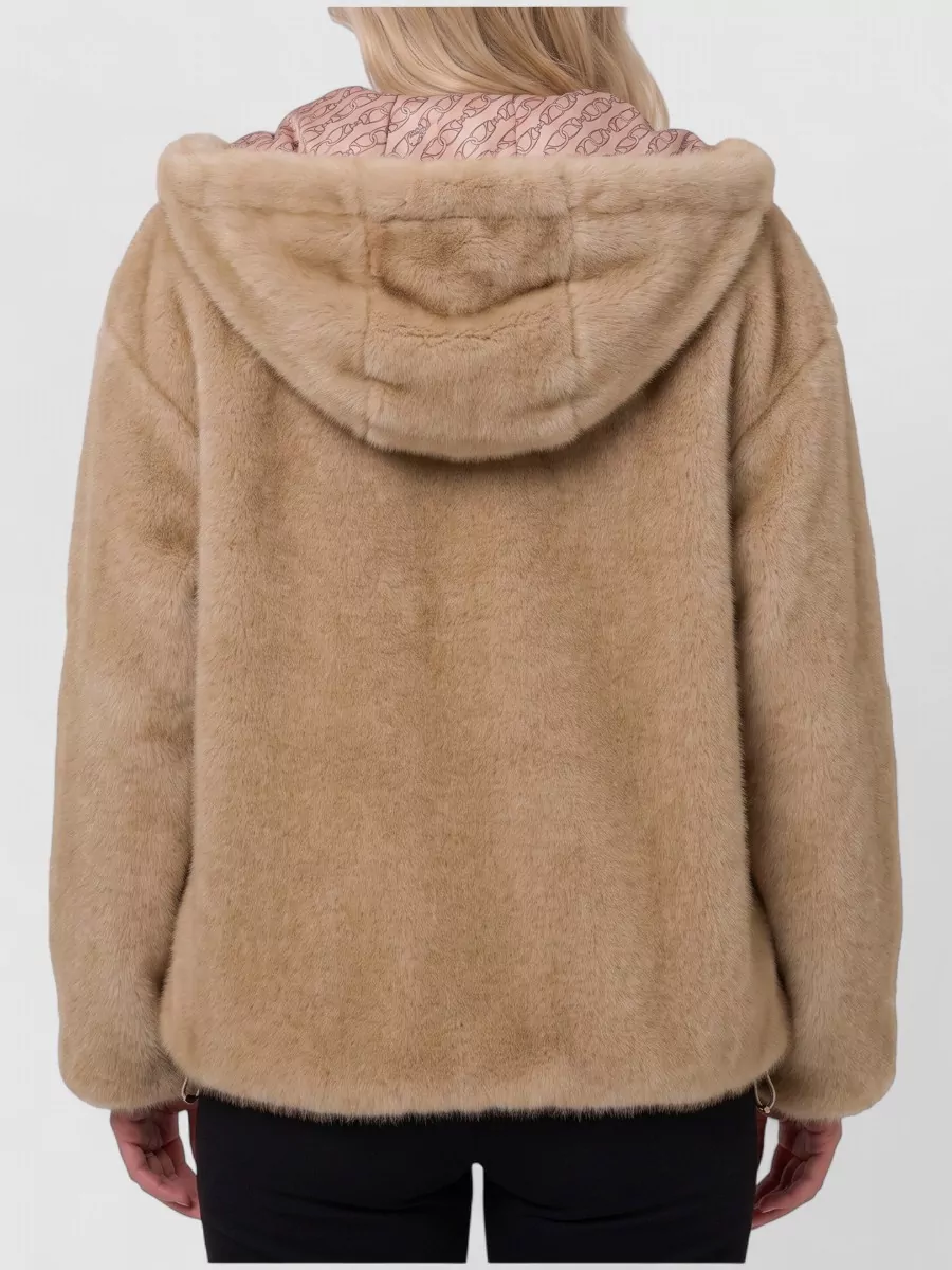 Herno Faux Fur Hooded Jacket