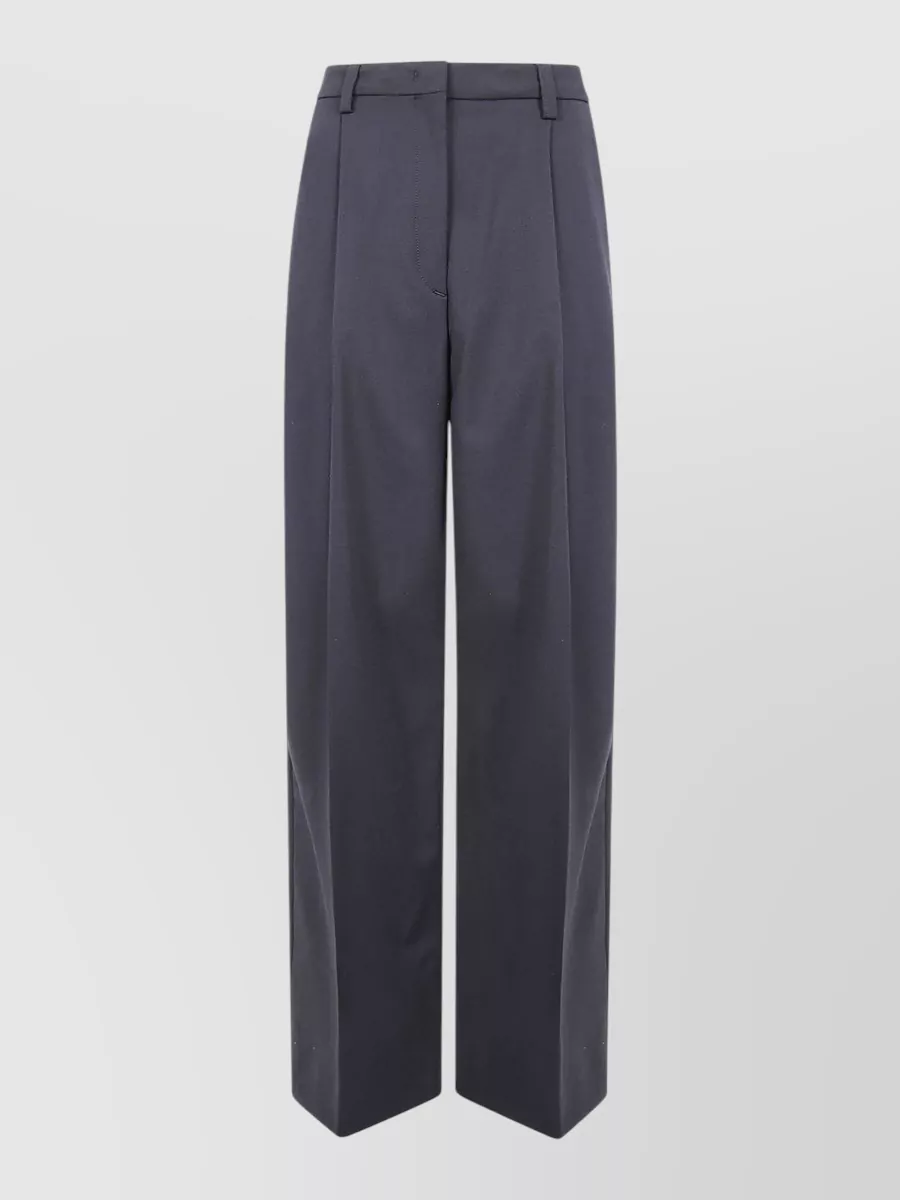 Thelatest Pleated Wide-Leg Trousers