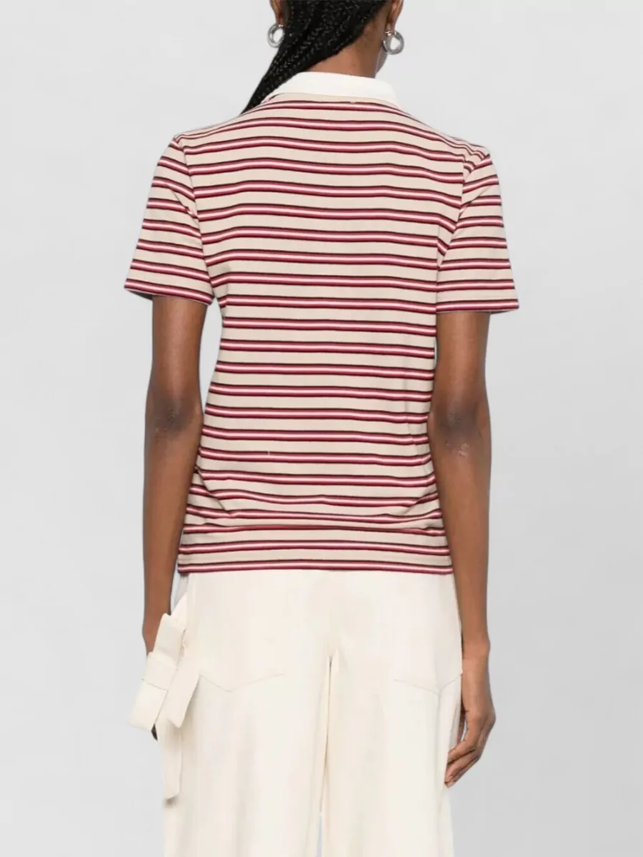A.p.c. Striped Polo Shirt