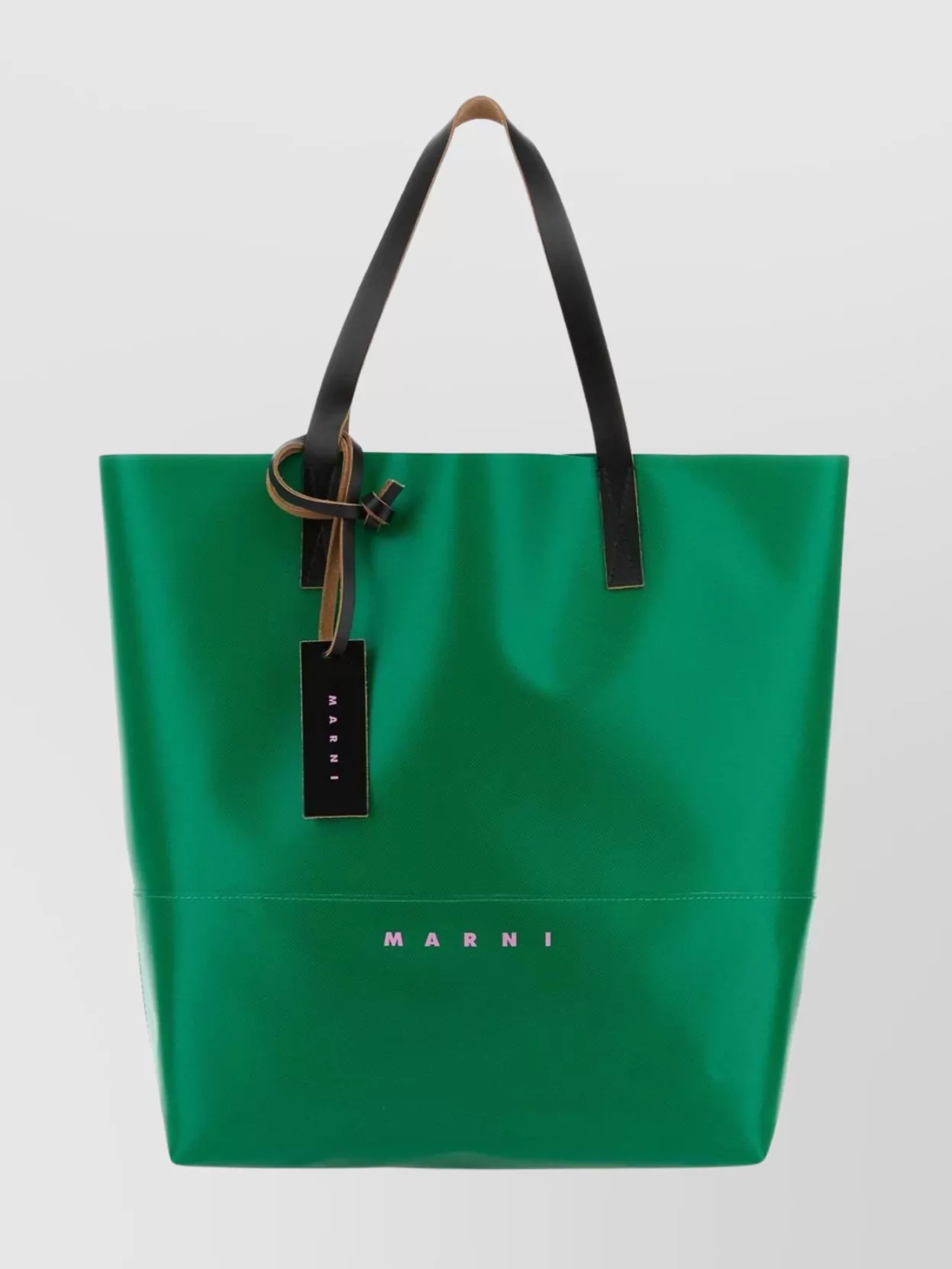 Shop Marni Pvc Tribeca Shopping Bag With Contrast Handles