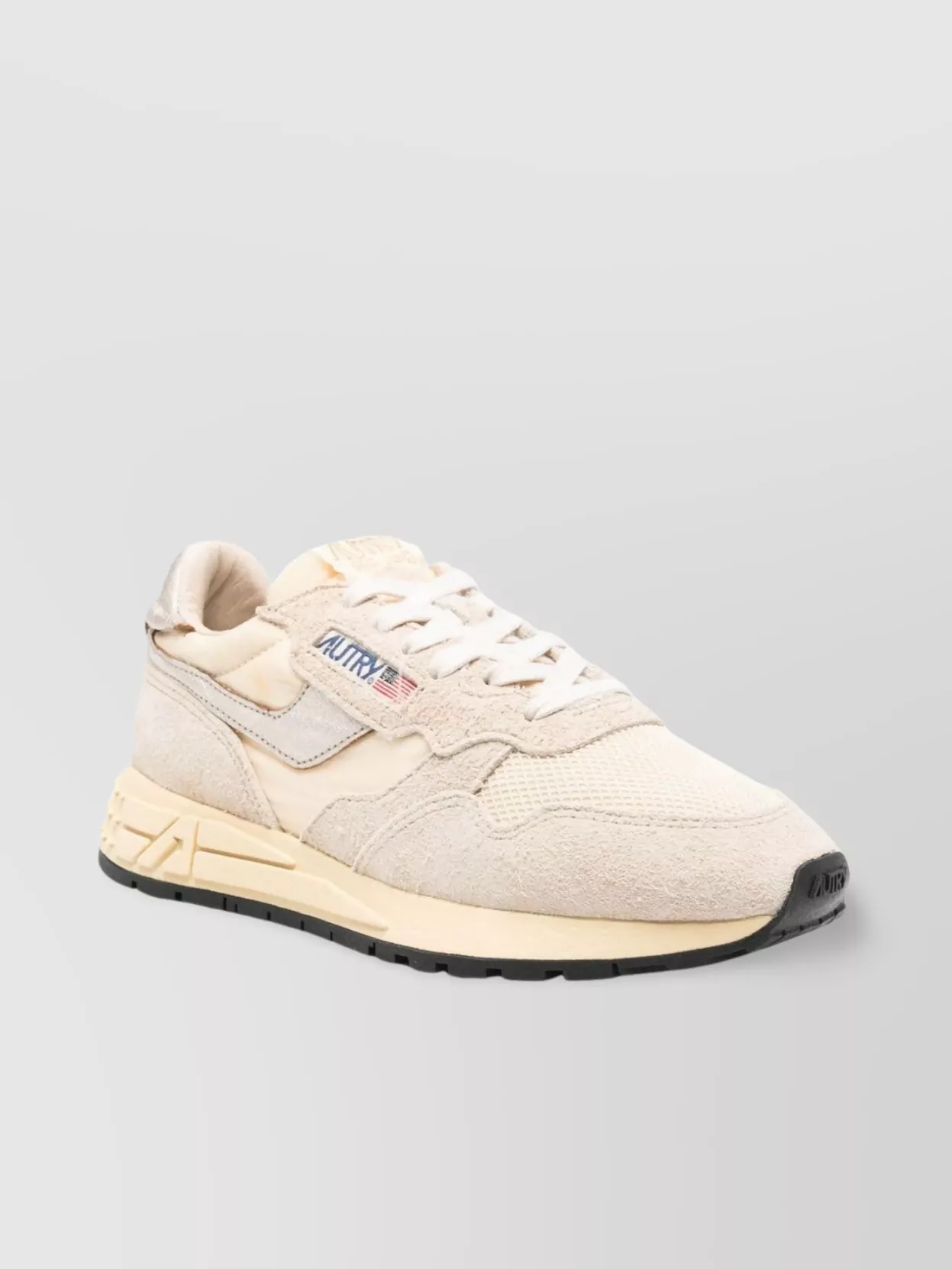 Autry Windreel Leather Nylon Suede Sneakers
