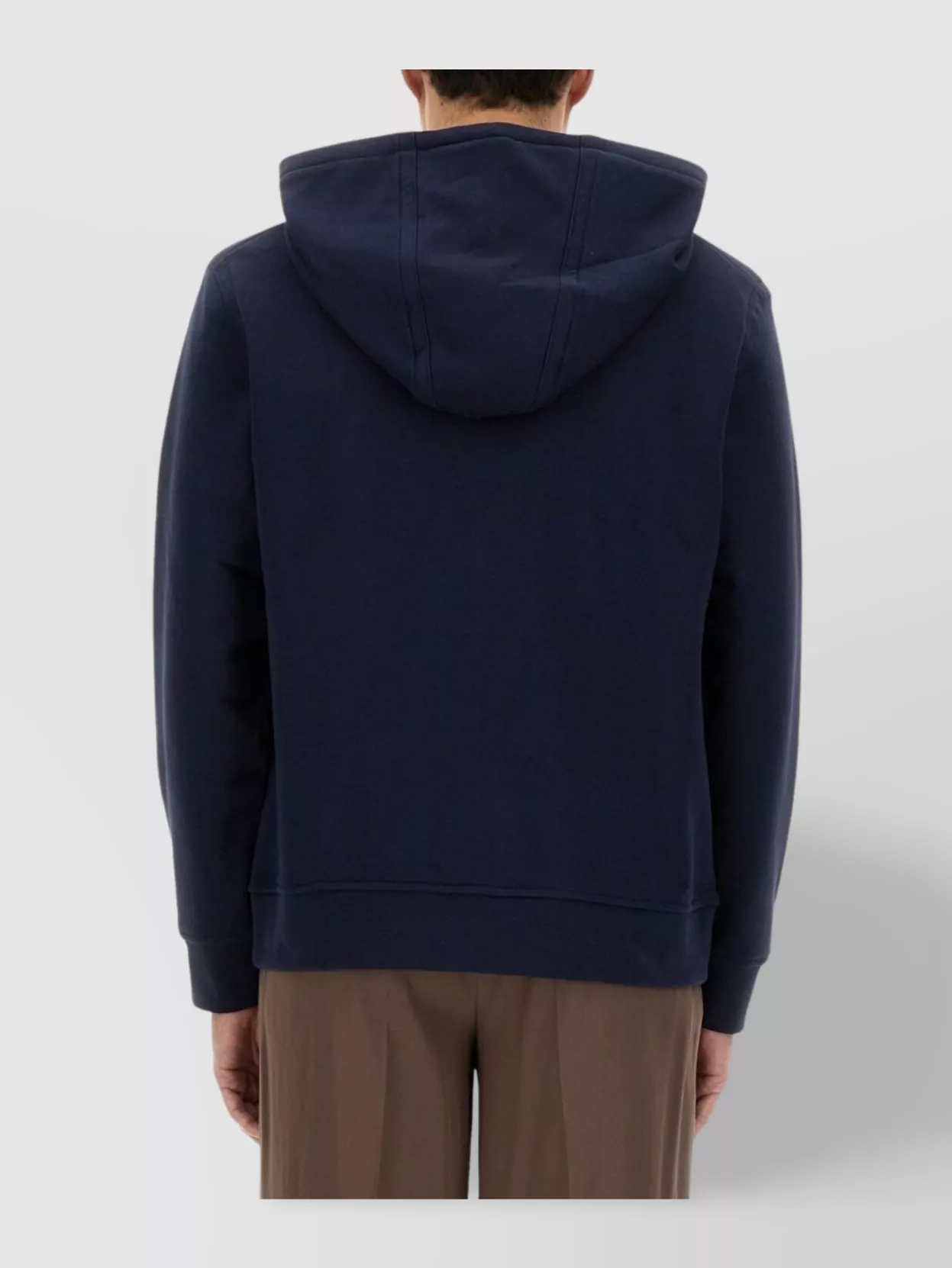 Etro Hooded Drawstring Sweater With Ribbed Finish