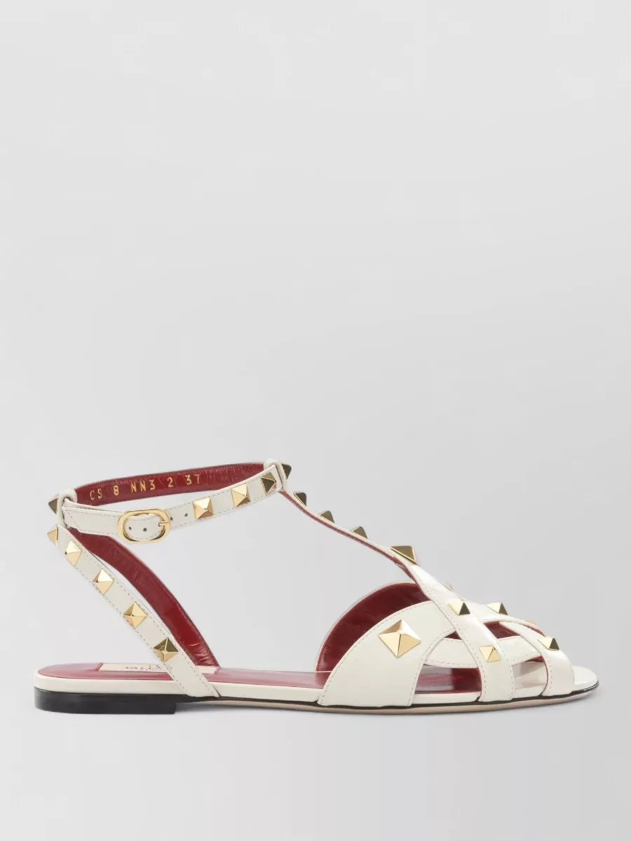 Valentino Garavani Leather Studded Sandals