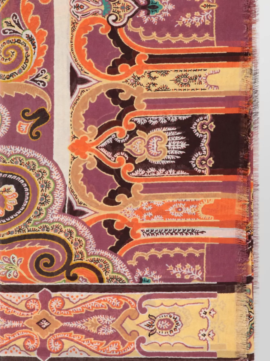 Etro Silk Printed Scarf