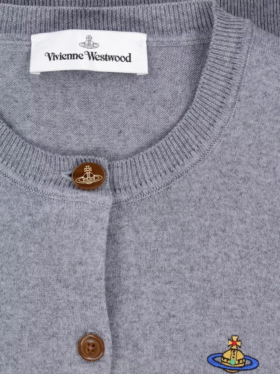 Vivienne Westwood Cashmere-Blend Cropped Crewneck Cardigan
