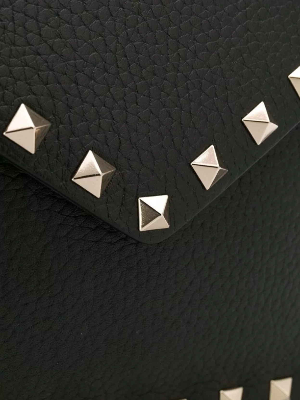 Valentino Garavani Envelope Clutch Studded Design Wrist Strap