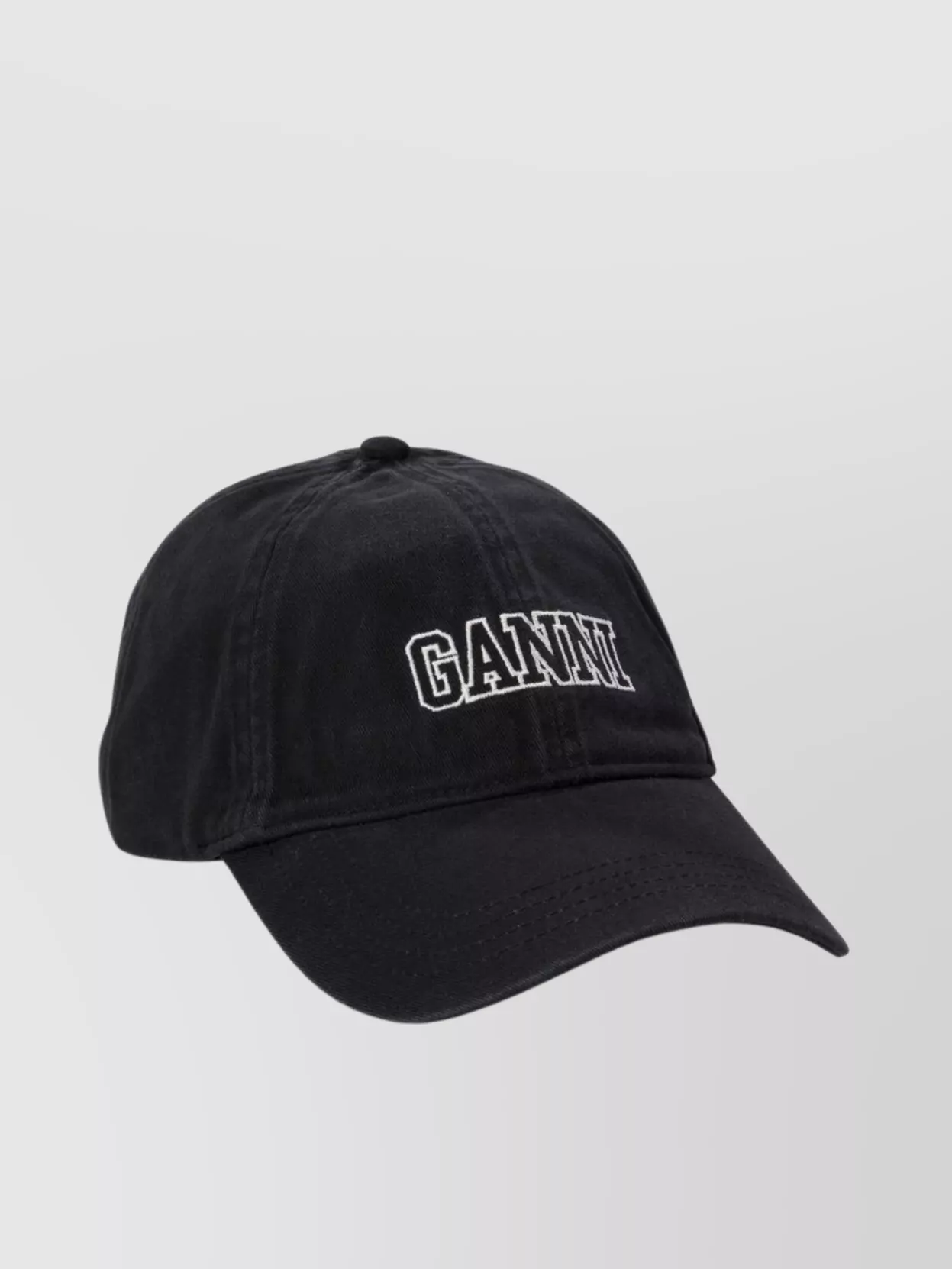 Ganni Brimmed Hats With Curved Brim