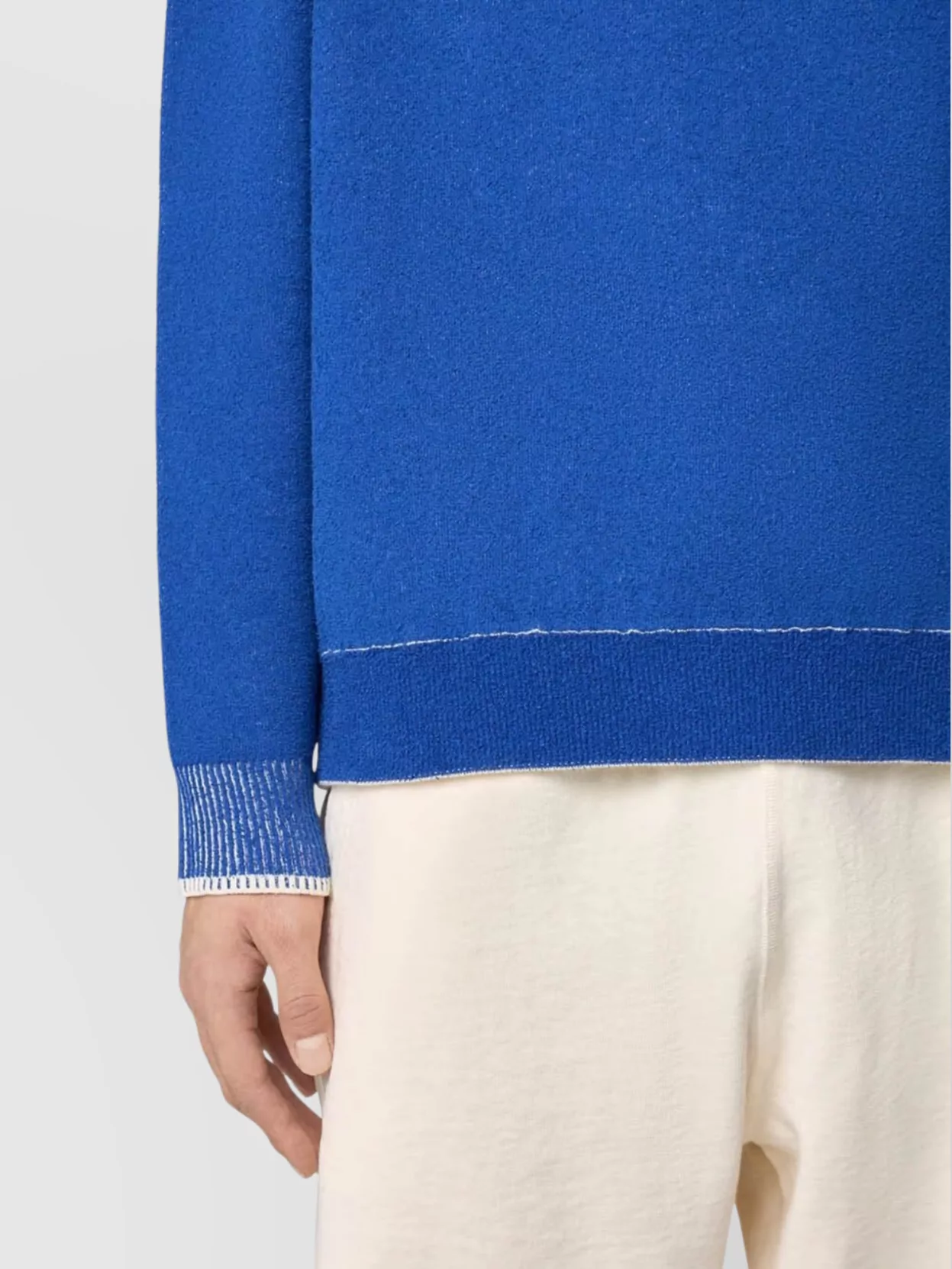 Stone Island Left Sleeve Badge Crew Neck Sweater