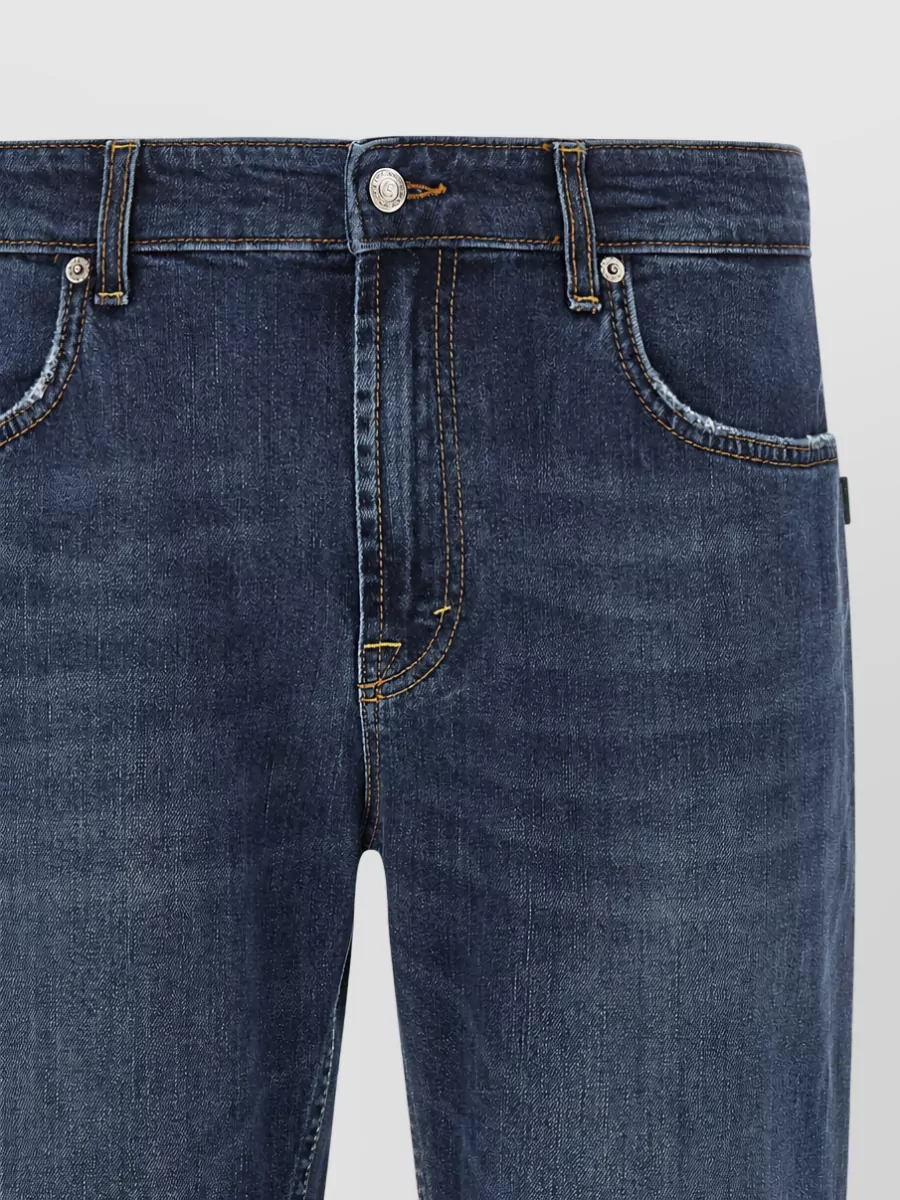 Department 5 denim straight-leg cropped jeans