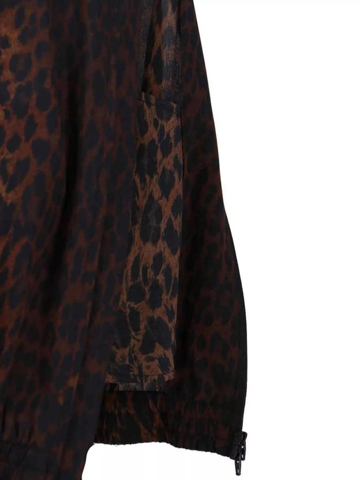 Balenciaga Animal Print Jacket High Collar