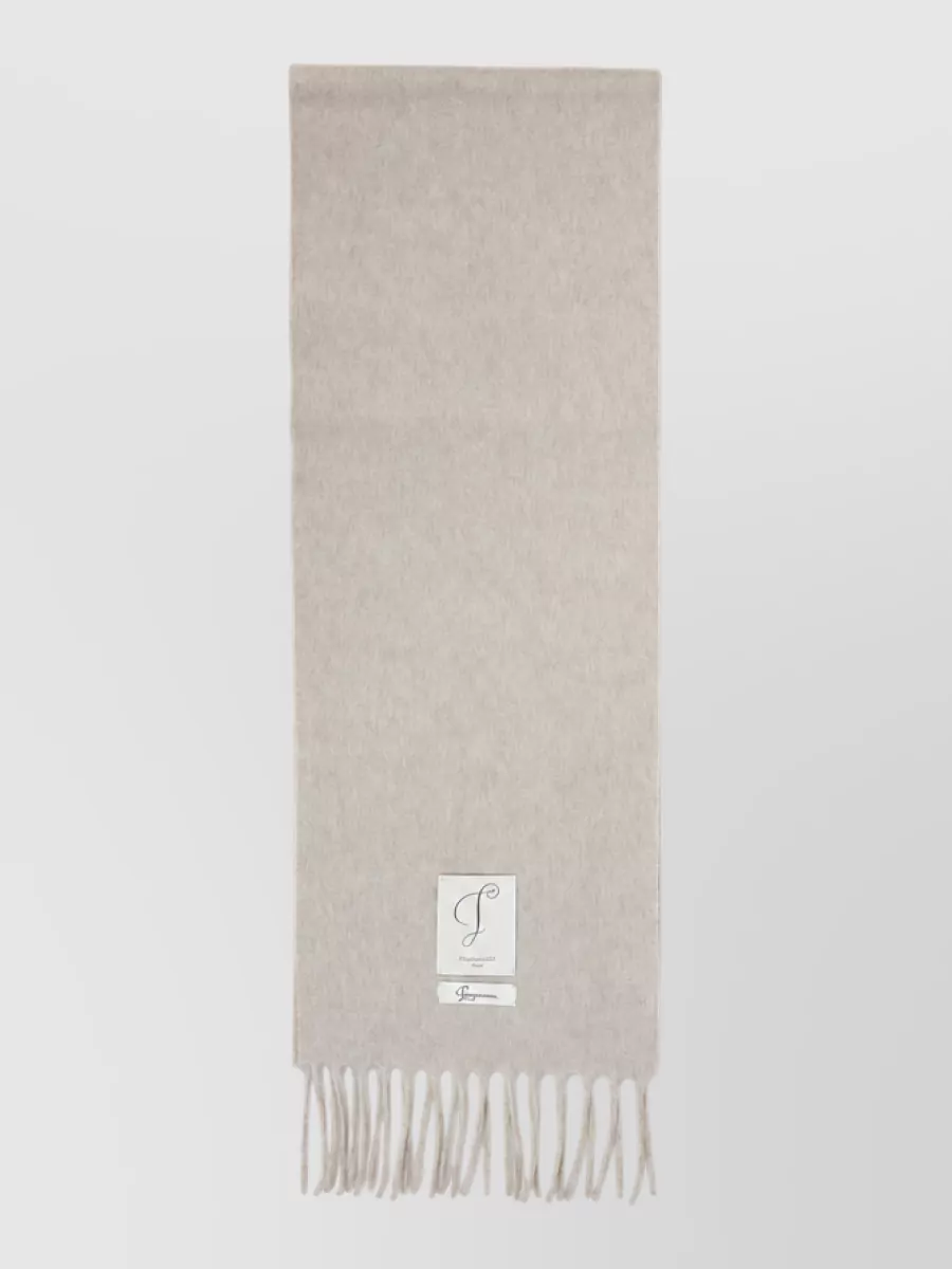 Jacquemus virgin wool fringed scarf