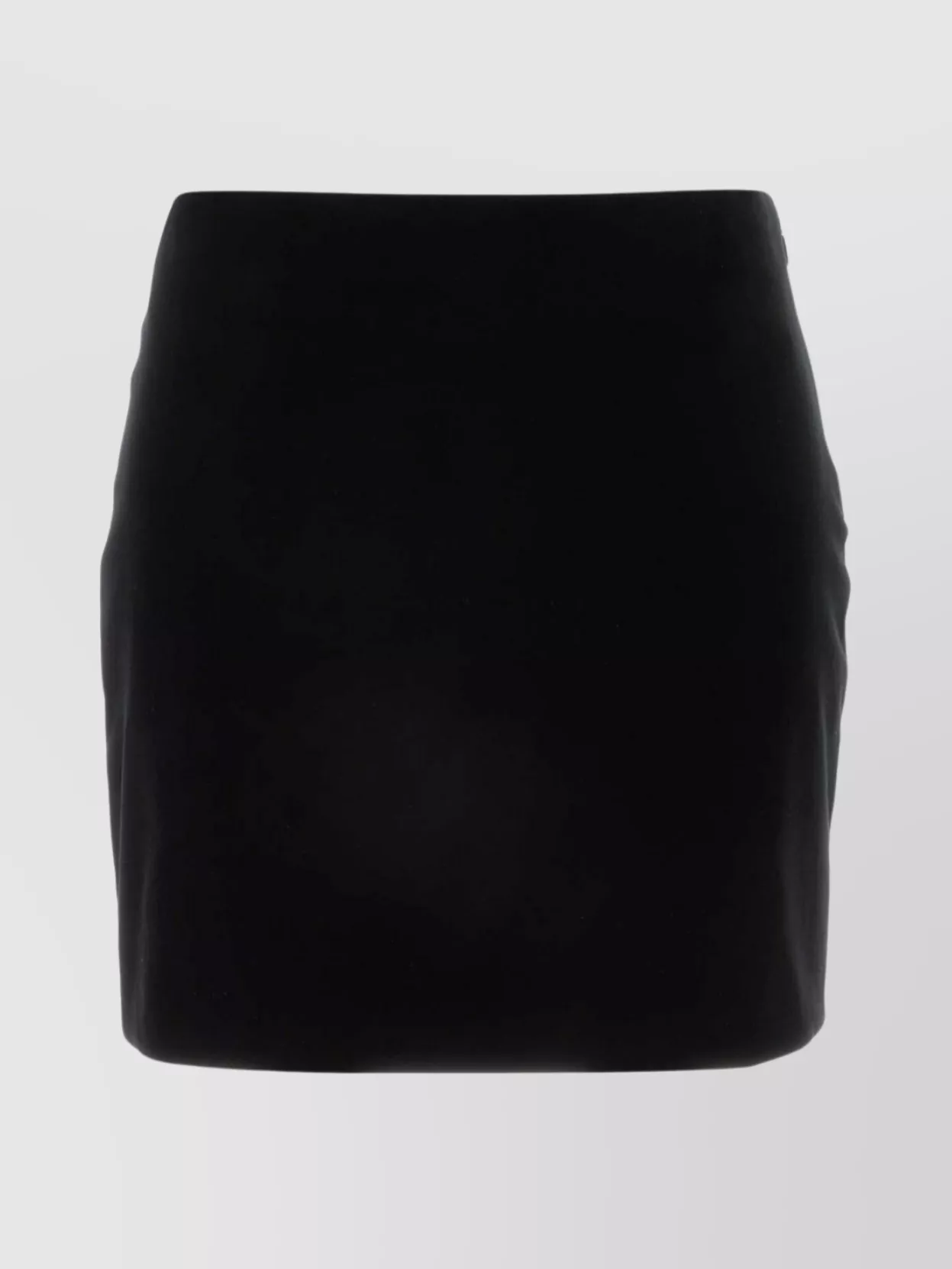 Miu Miu High-waisted Mini Skirt In Stretch Velvet In Multi
