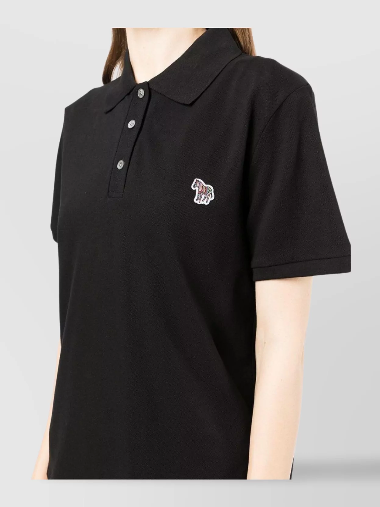 Paul Smith Zebra Emblem Polo Top