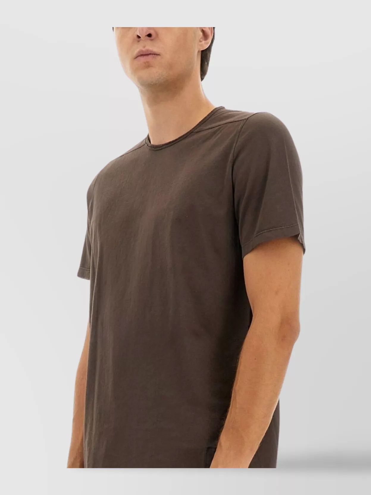 Rick Owens Drkshdw Crew Neck Short Sleeve Fitted T-Shirt