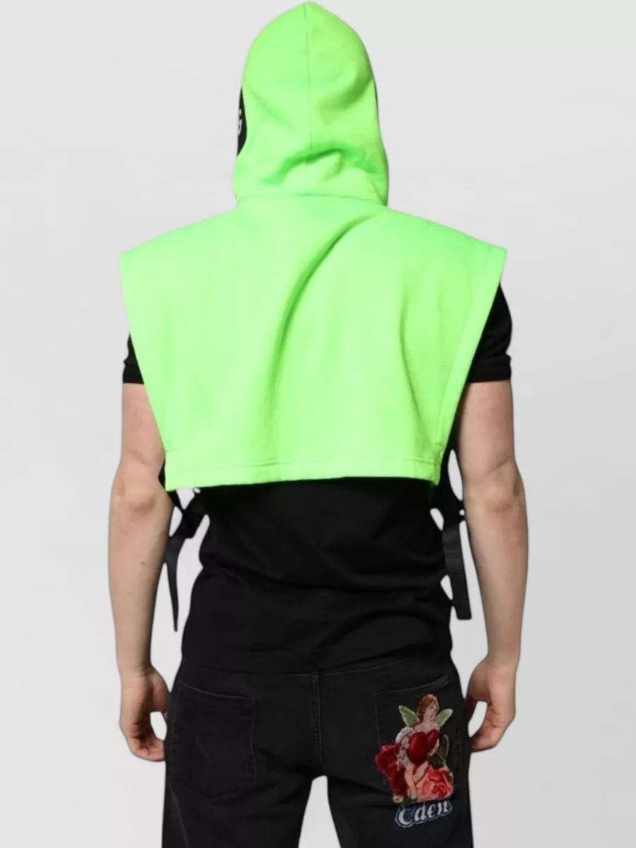 Dolce&Gabbana Hooded Sleeveless Sportswear Vest