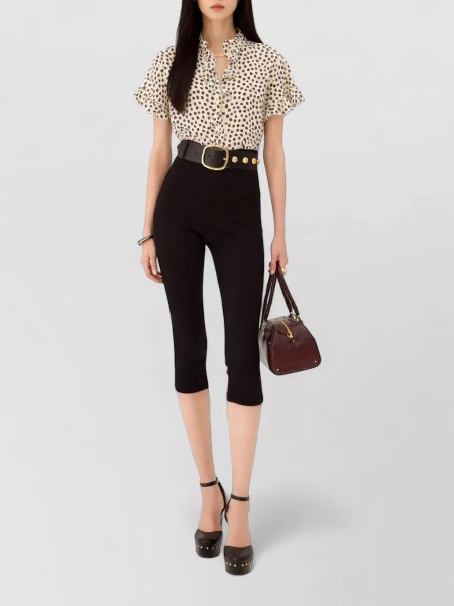 Chloé Silk Ruffled Blouse