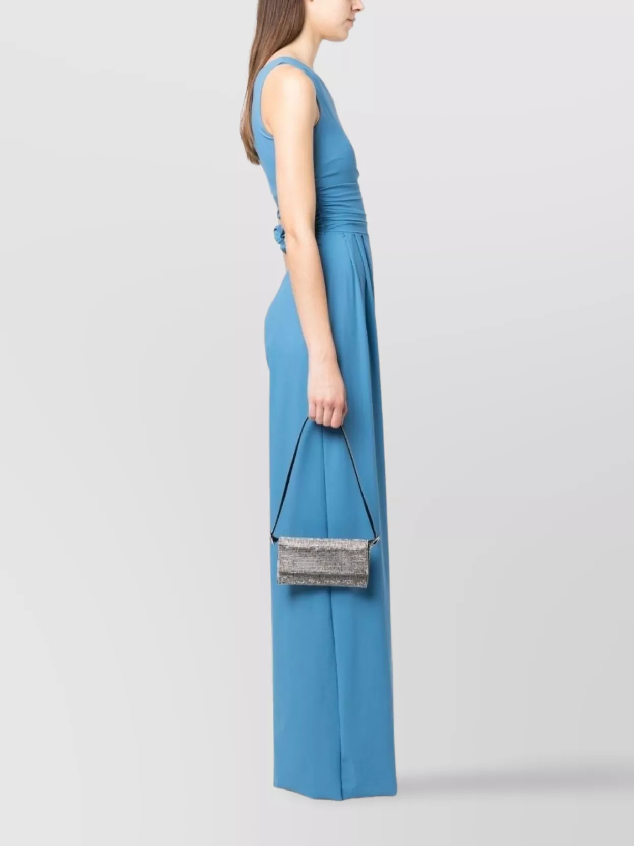 Benedetta Bruzziches Structured Mini Bag Rhinestones