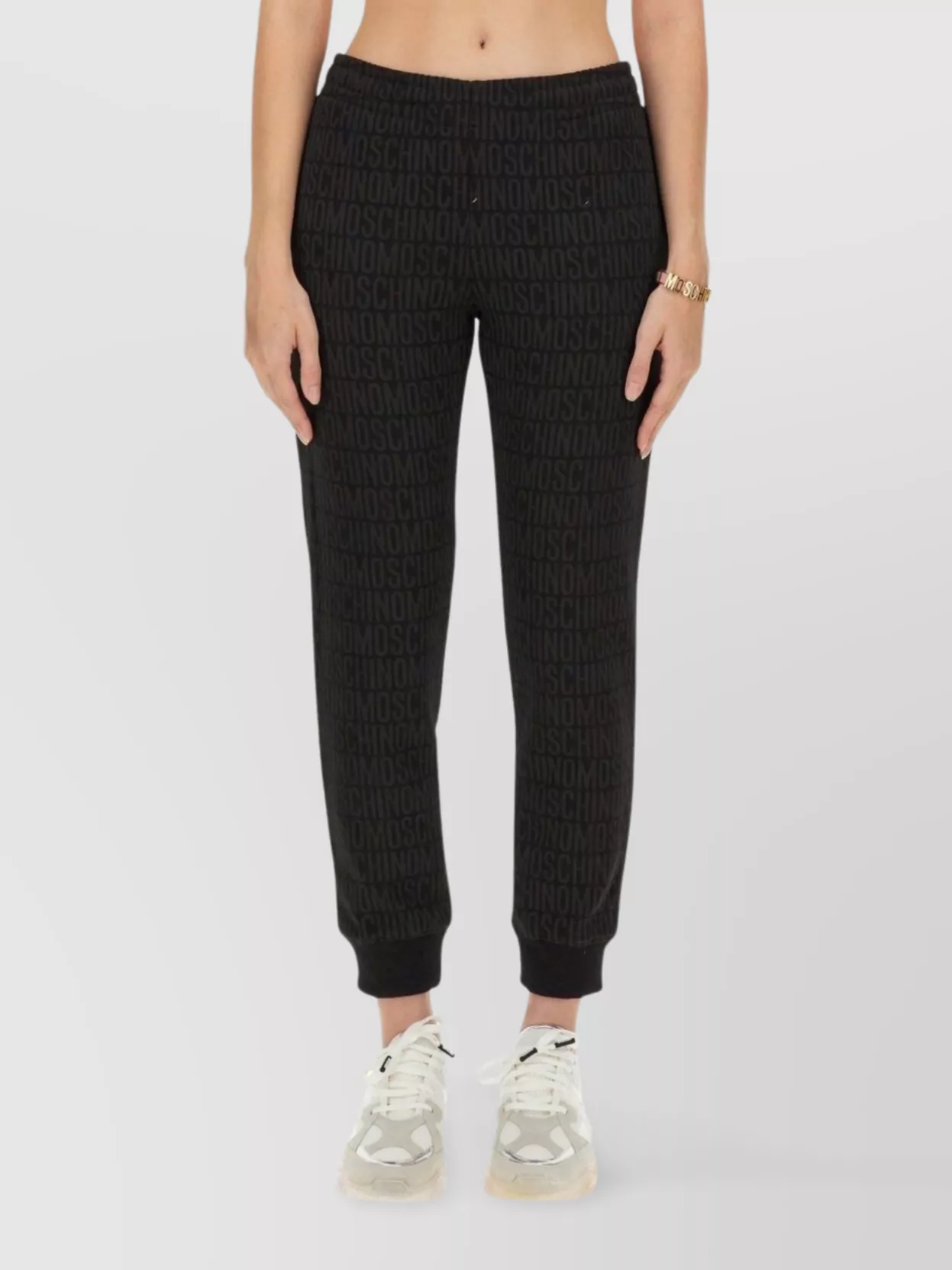 Moschino Elastic Waistband Ribbed Cuffs Side Pockets