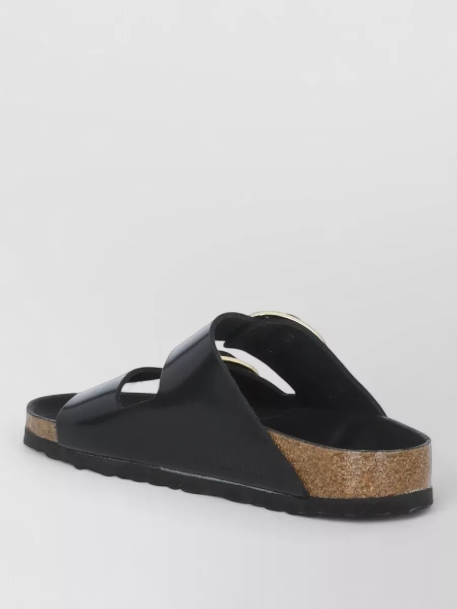 Birkenstock Leather Sandals Double Buckle Narrow Fit