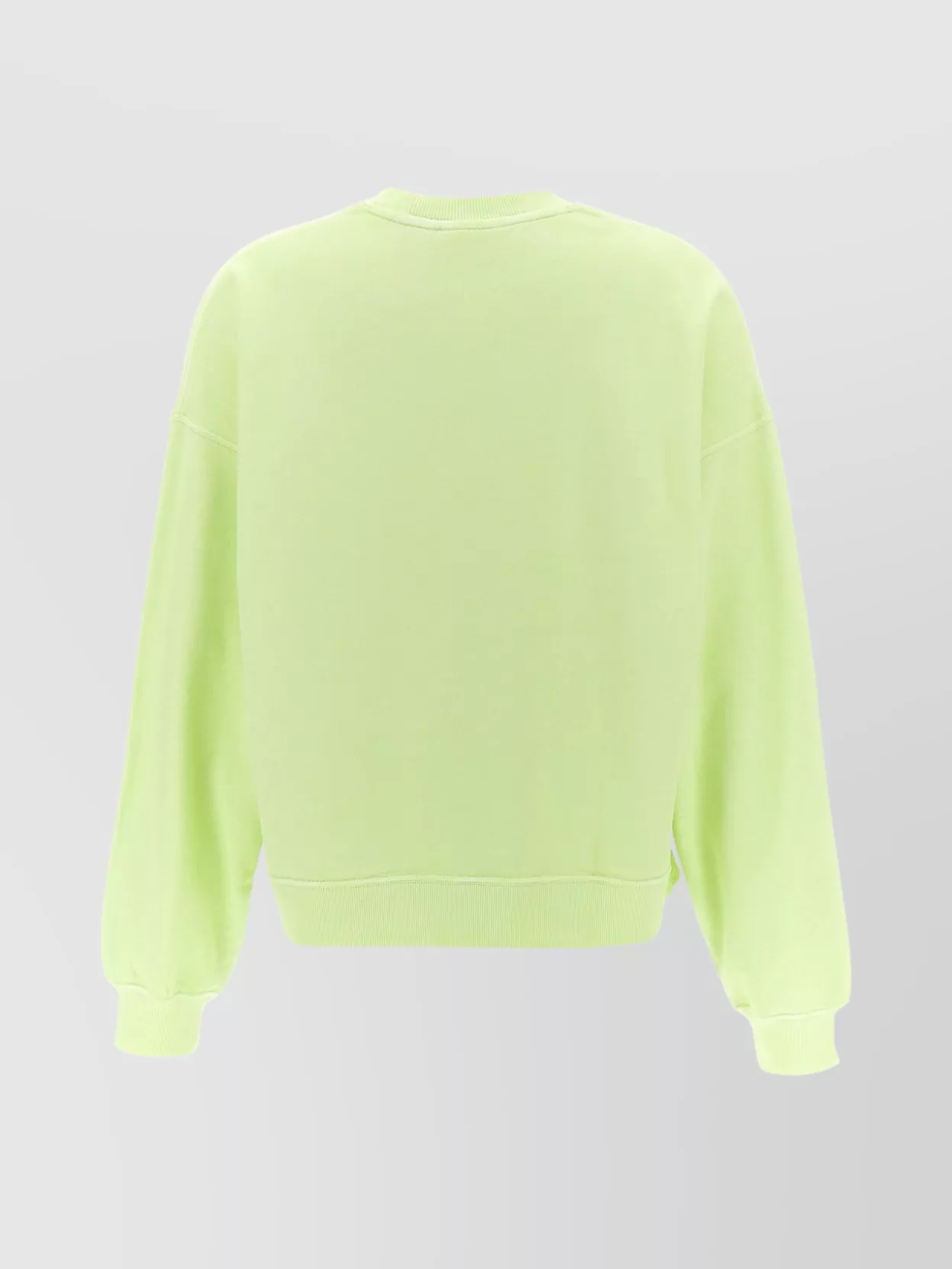 Carhartt Crew Neck Sweatshirt Ribbed Cuffs In Green