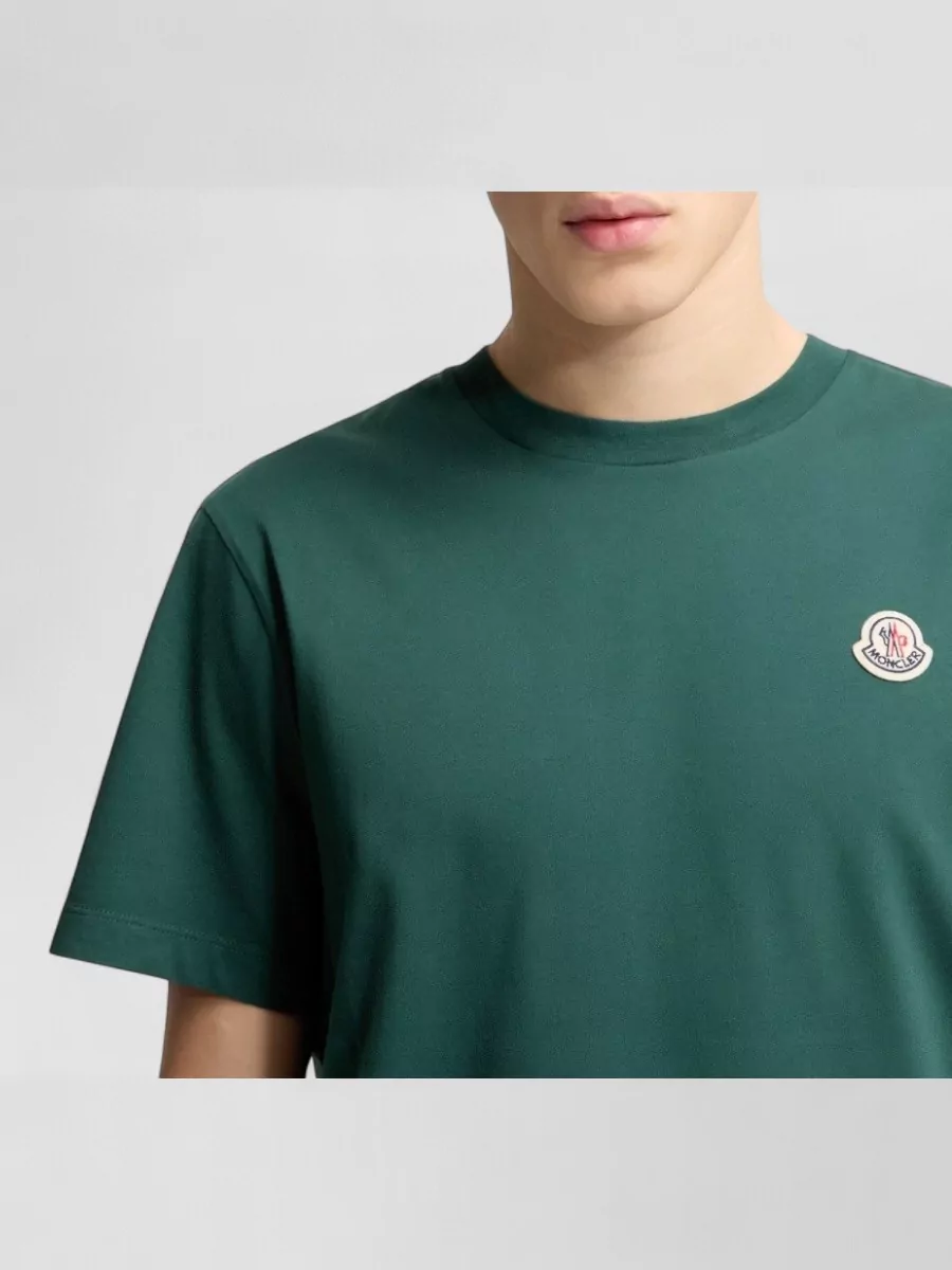 Moncler Cotton Jersey T Shirts Logo Patch Set