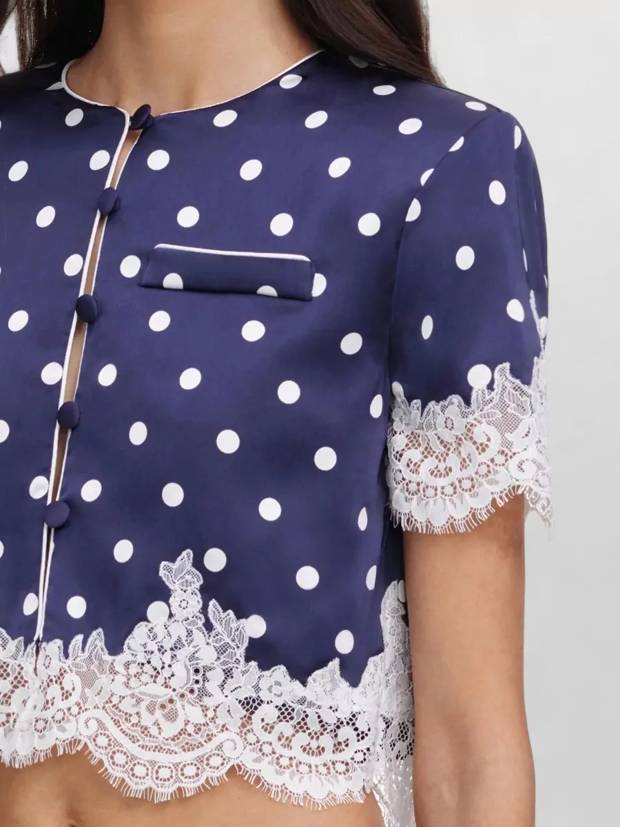 Self-Portrait Satin Blouse