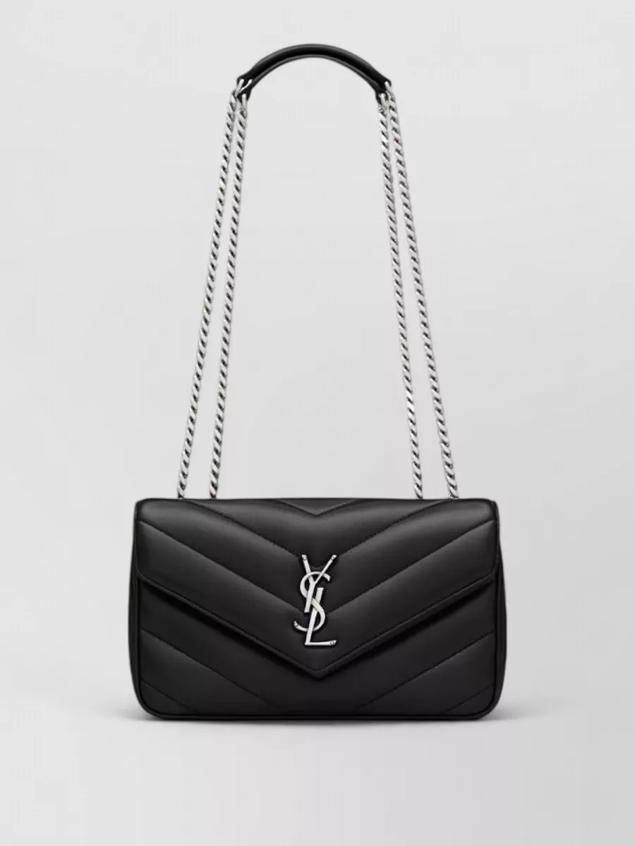 Saint Laurent loulou small leather shoulder bag