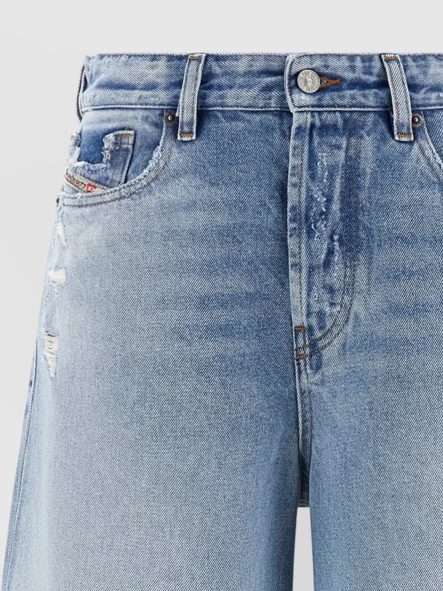 Diesel De Sire Denim Bermuda Shorts Five Pocket