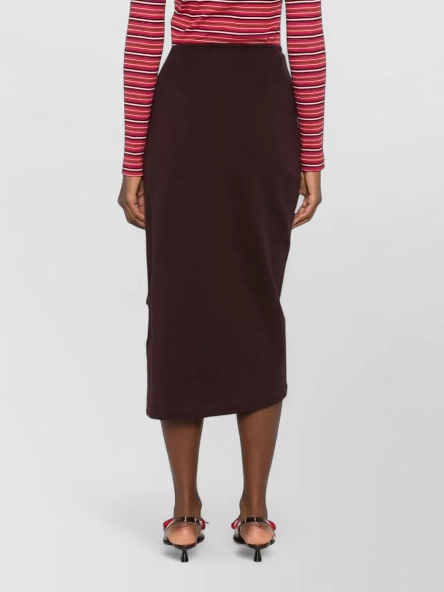 Dries Van Noten High-Rise Cotton Midi Skirt