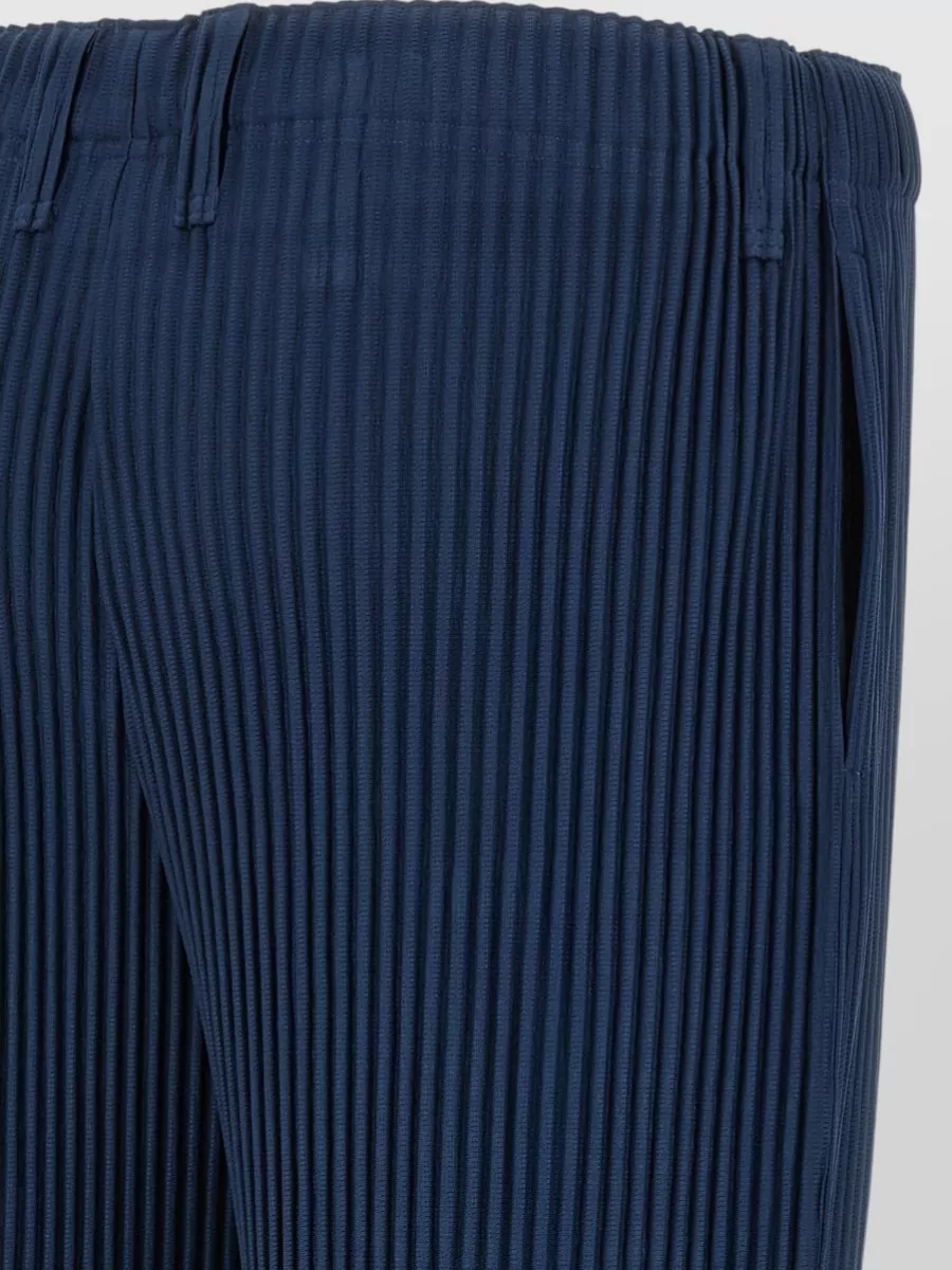 Homme Plisse Issey Miyake Pleated Straight-Leg Trousers