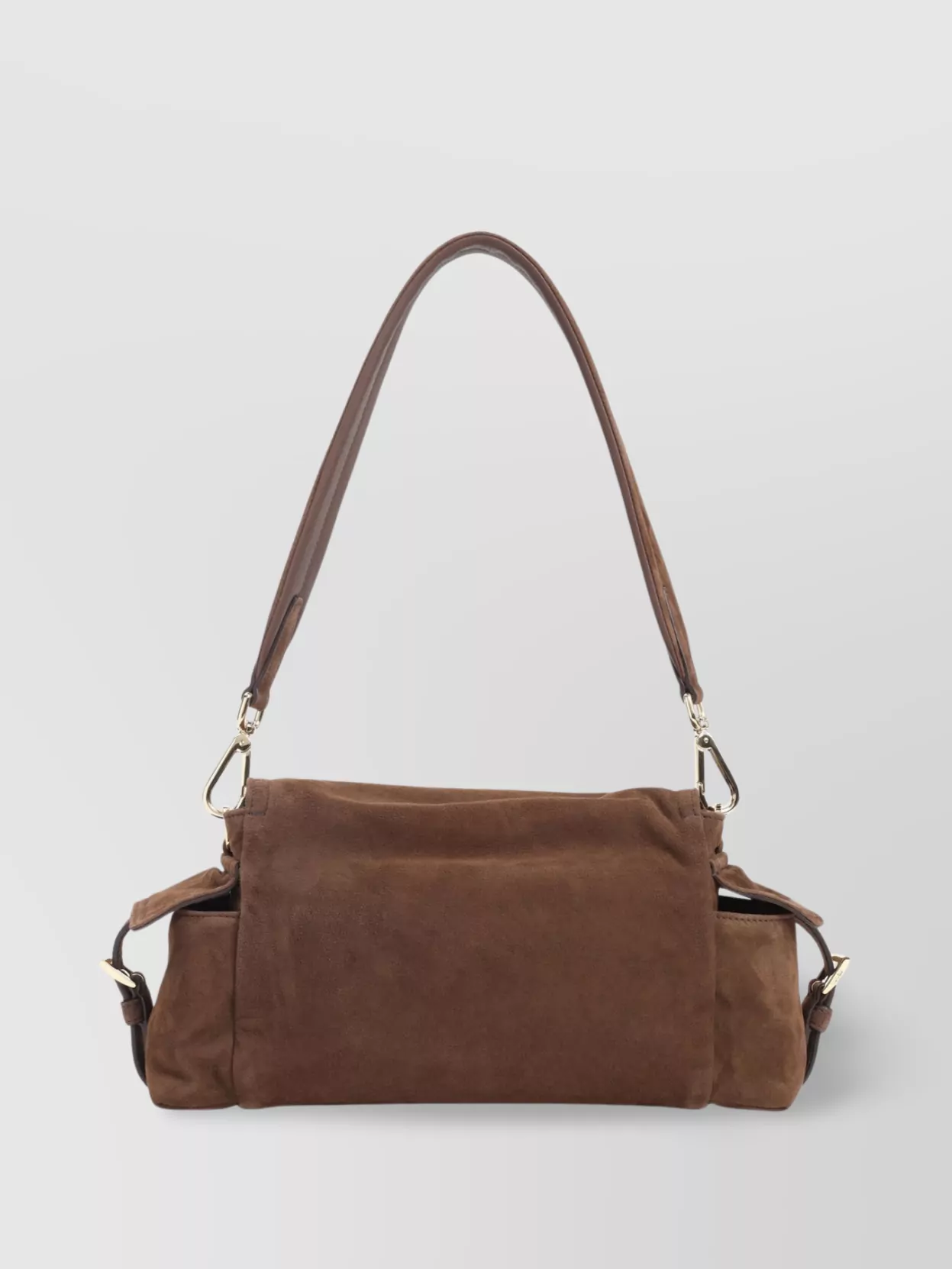 Prada Suede Calf Leather Shoulder Bag