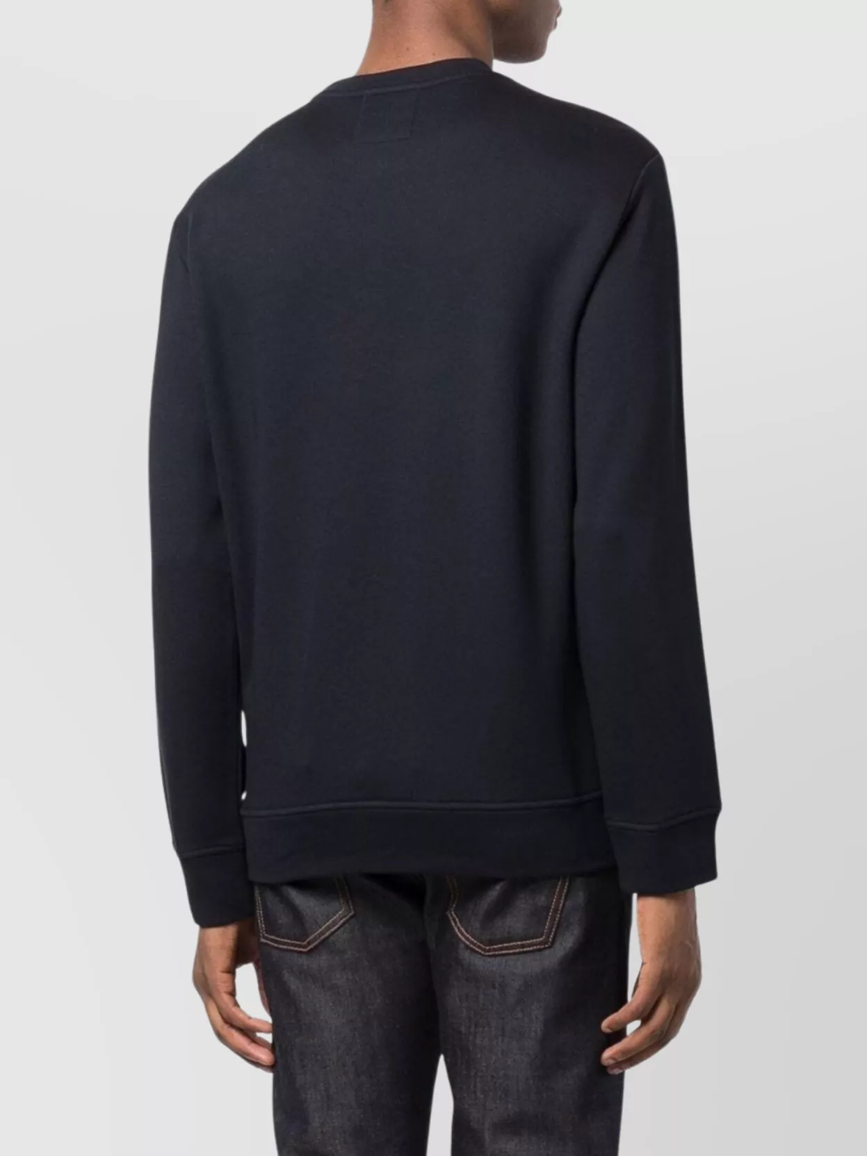 Emporio Armani Logo Cotton Crewneck Sweatshirt