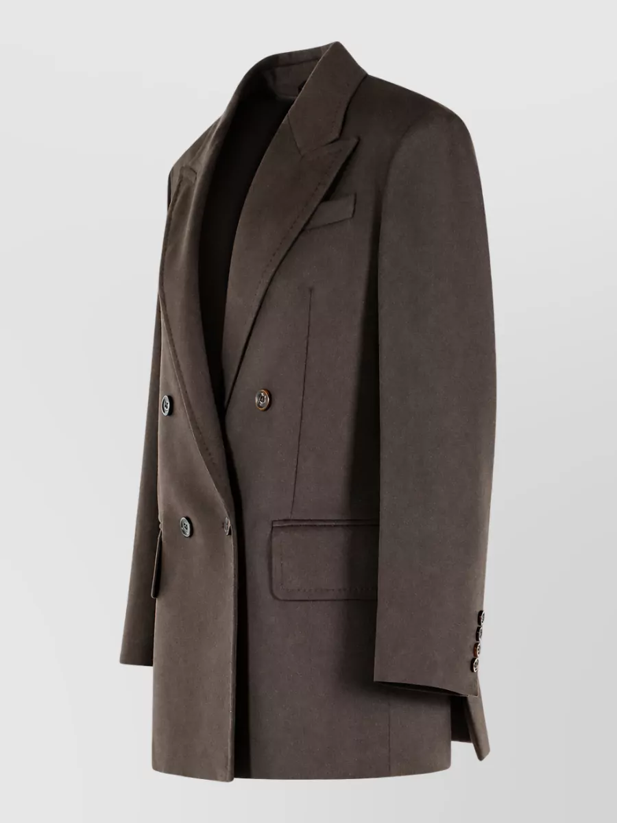 Max Mara Camel Hair Double-Breasted Coat