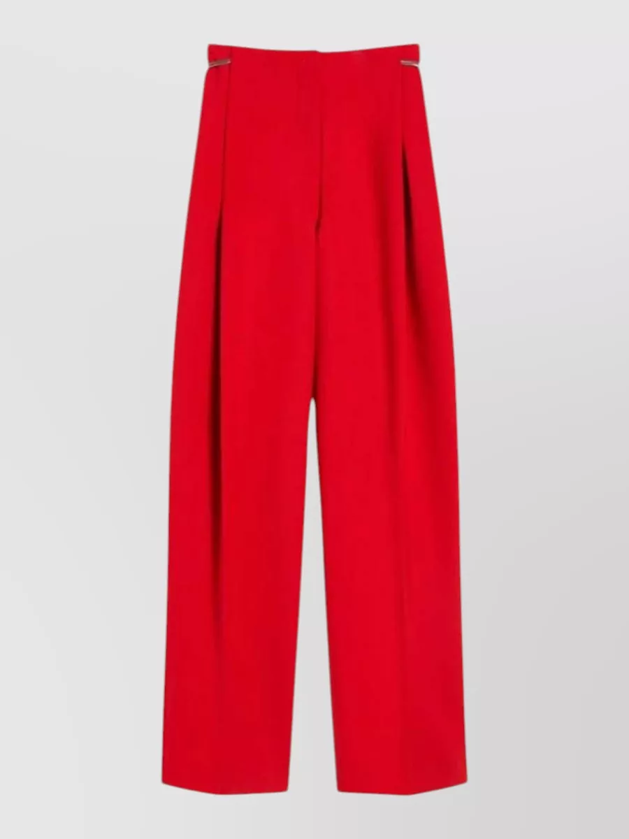 Sportmax Pleated Wide-Leg Trousers