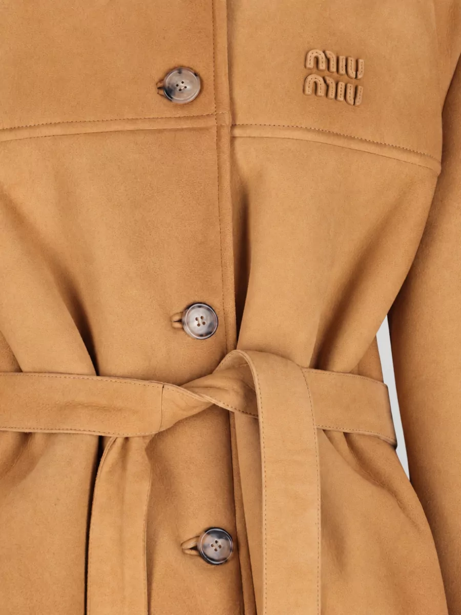 Miu Miu Virgin Wool Single-Breasted Coat