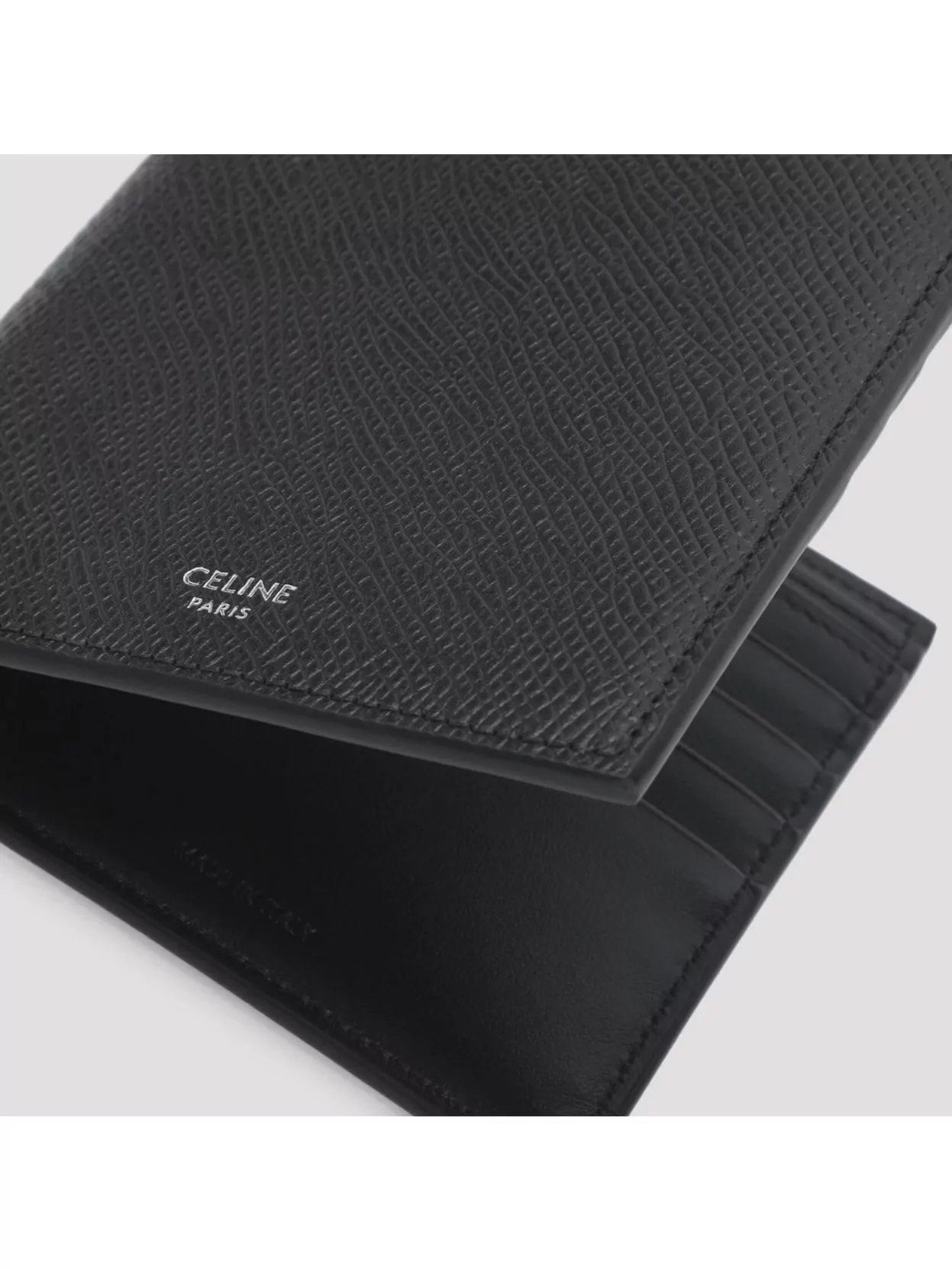 Celine Textured Bi-fold Wallet Design