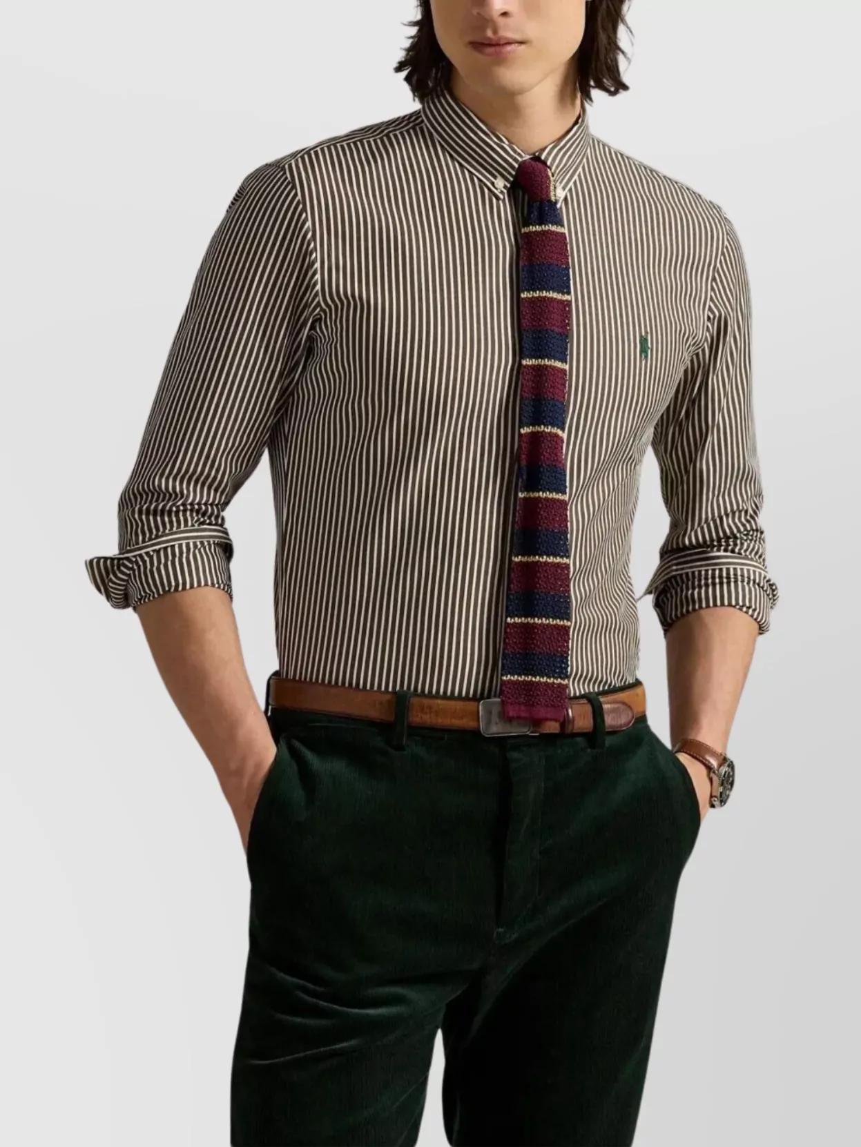 Polo Ralph Lauren Striped Long Sleeve Sport Shirt