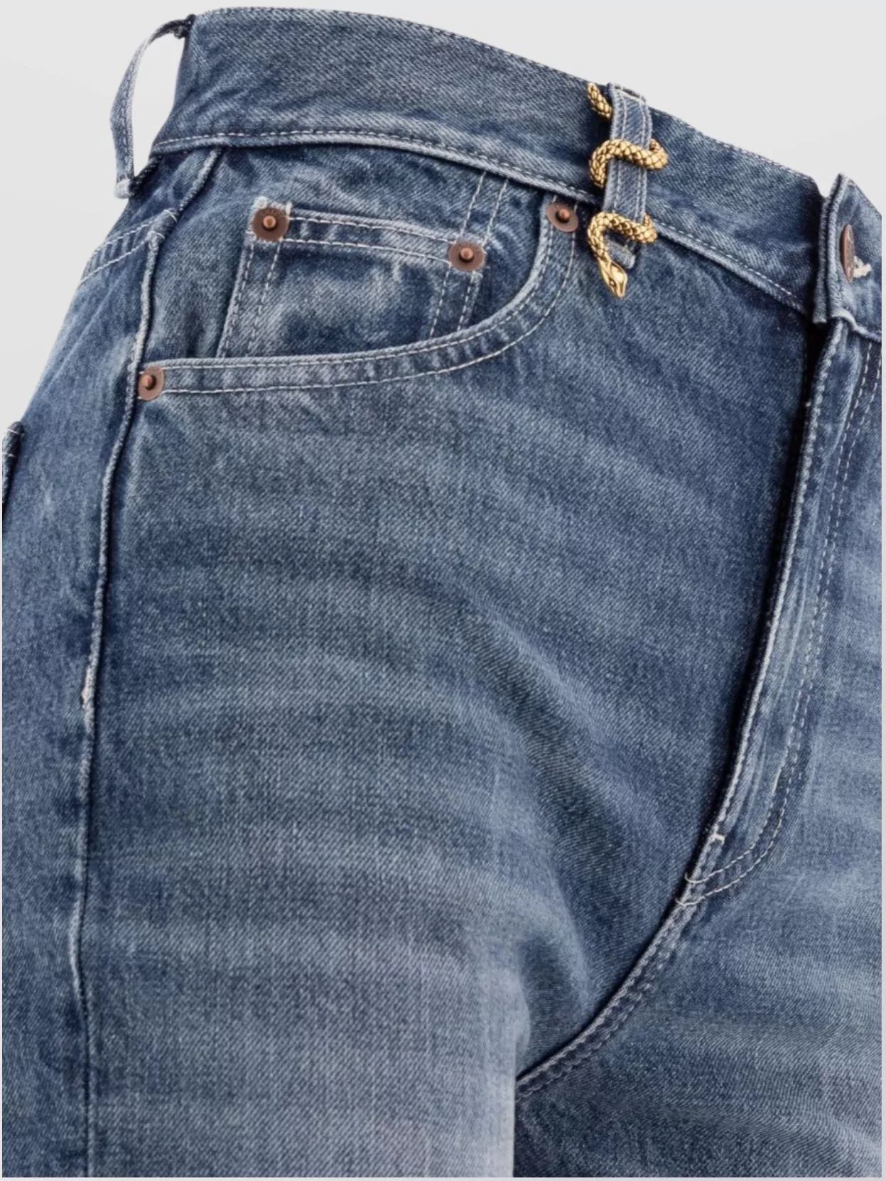 CHLOÉ FLARED FIVE-POCKET JEANS BELT LOOPS
