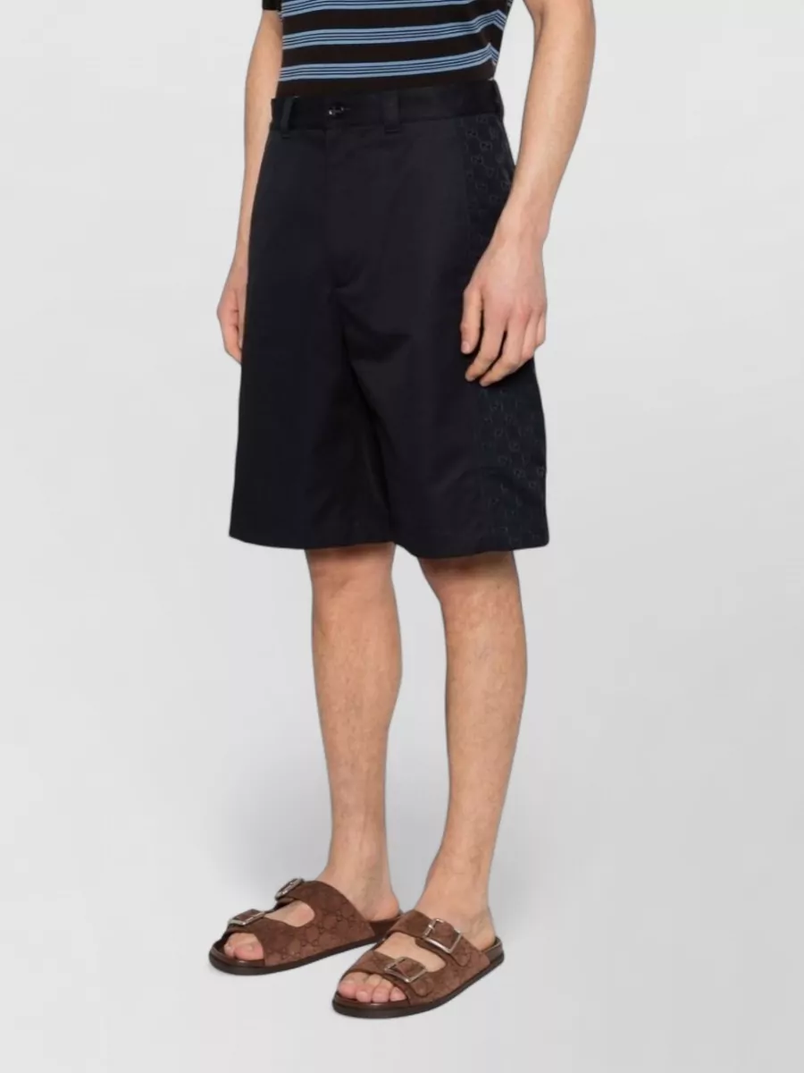 Gucci Tailored Shorts Belt Loops Side And Back Pockets