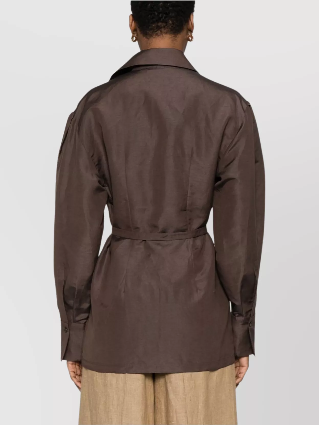 Shop Max Mara Linen And Silk Blend Jacket