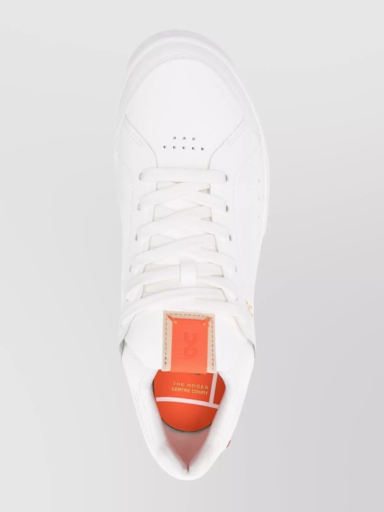 On Centre Court Leather Sneakers With Contrast Tab
