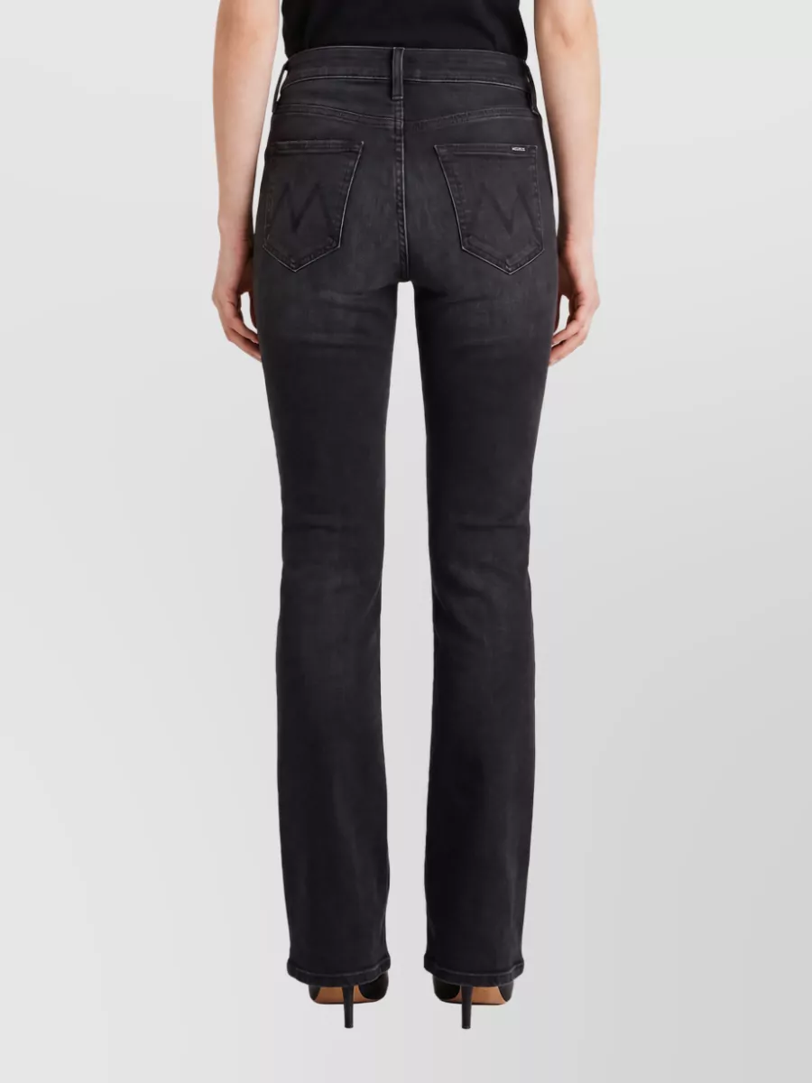 Mother Denim Low-Rise Bootcut Jeans