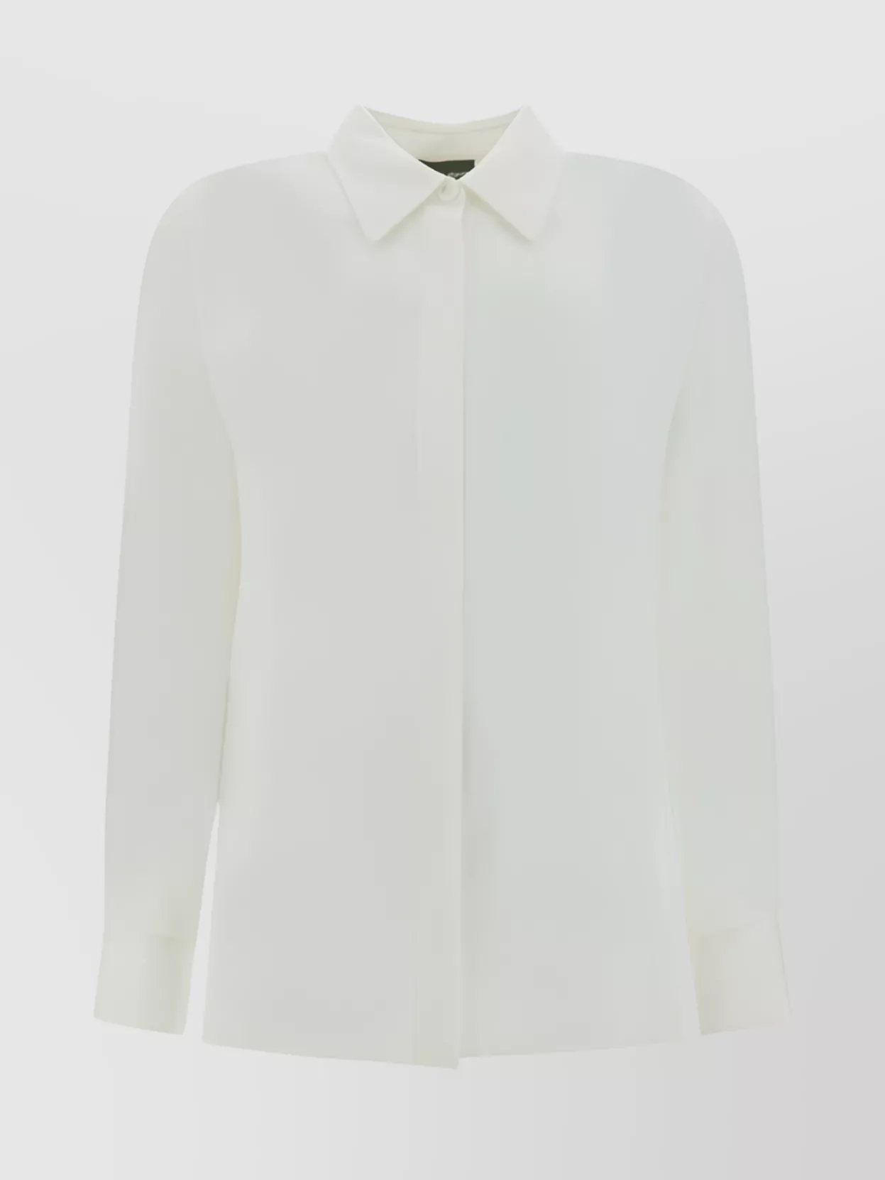 Shop Giorgio Armani Regular Fit Collared Long Sleeves Shirt