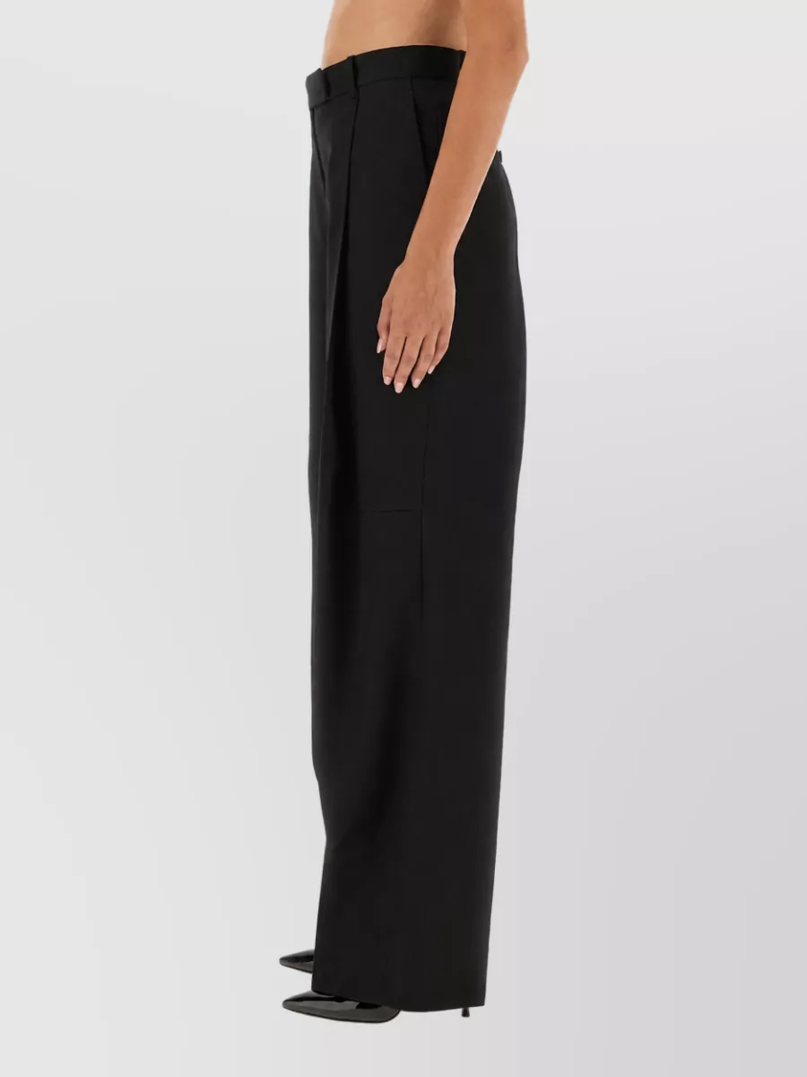 Tom Ford Wool Tailored Pants High Waist Pleated