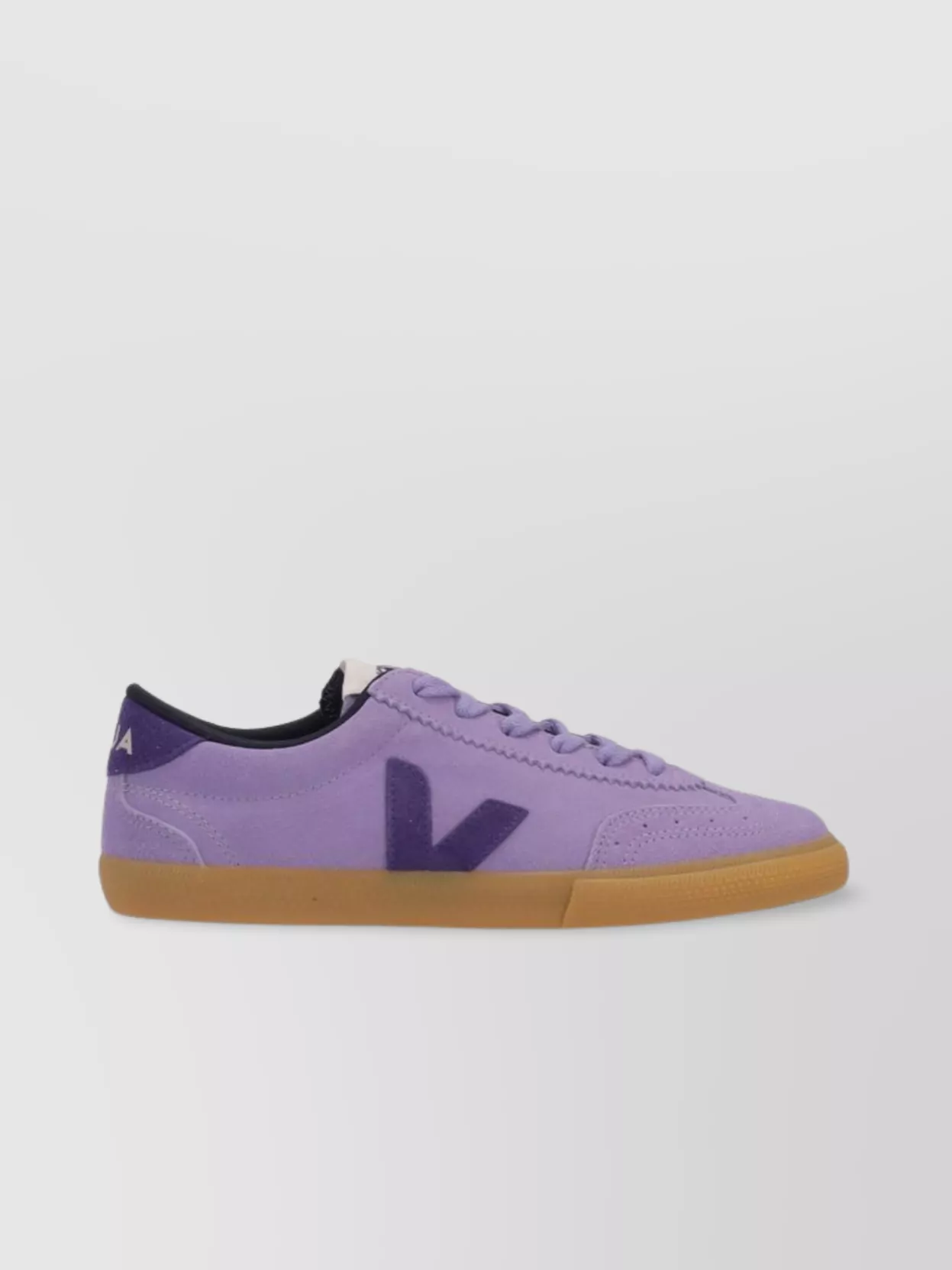 Veja Suede Sneakers With Perforated Upper
