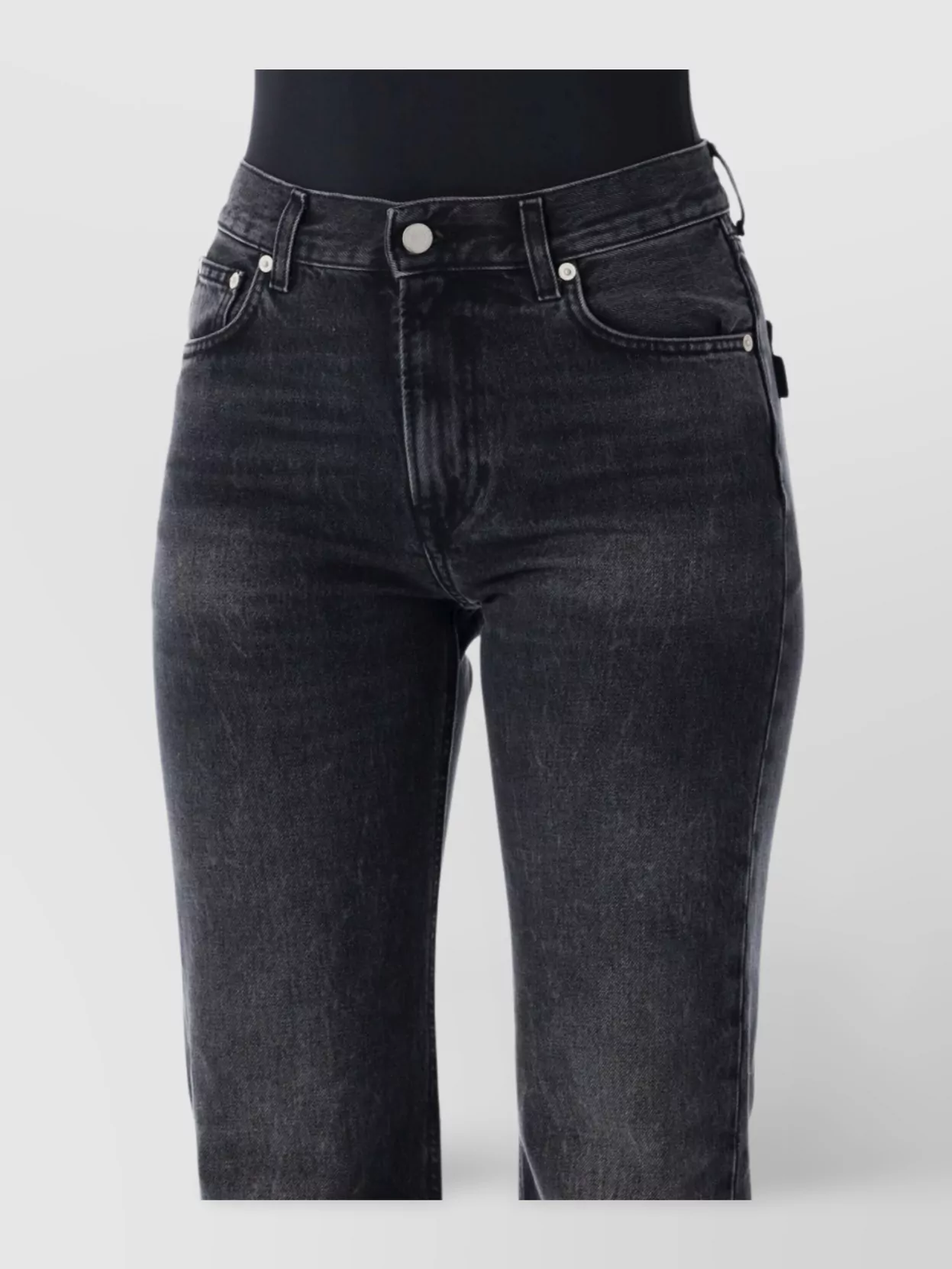 Haikure Authentic Denim High Waist Trousers