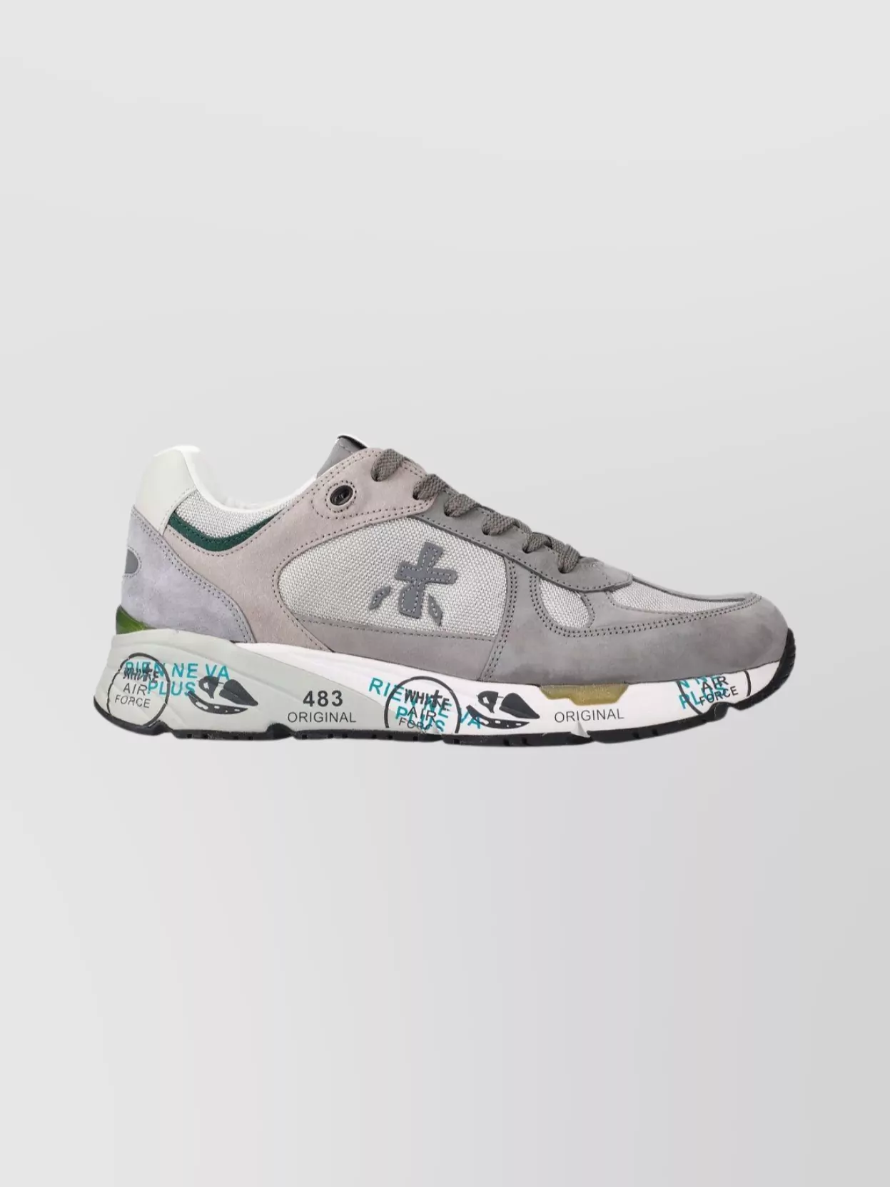 Premiata Mesh And Suede Sneaker Design