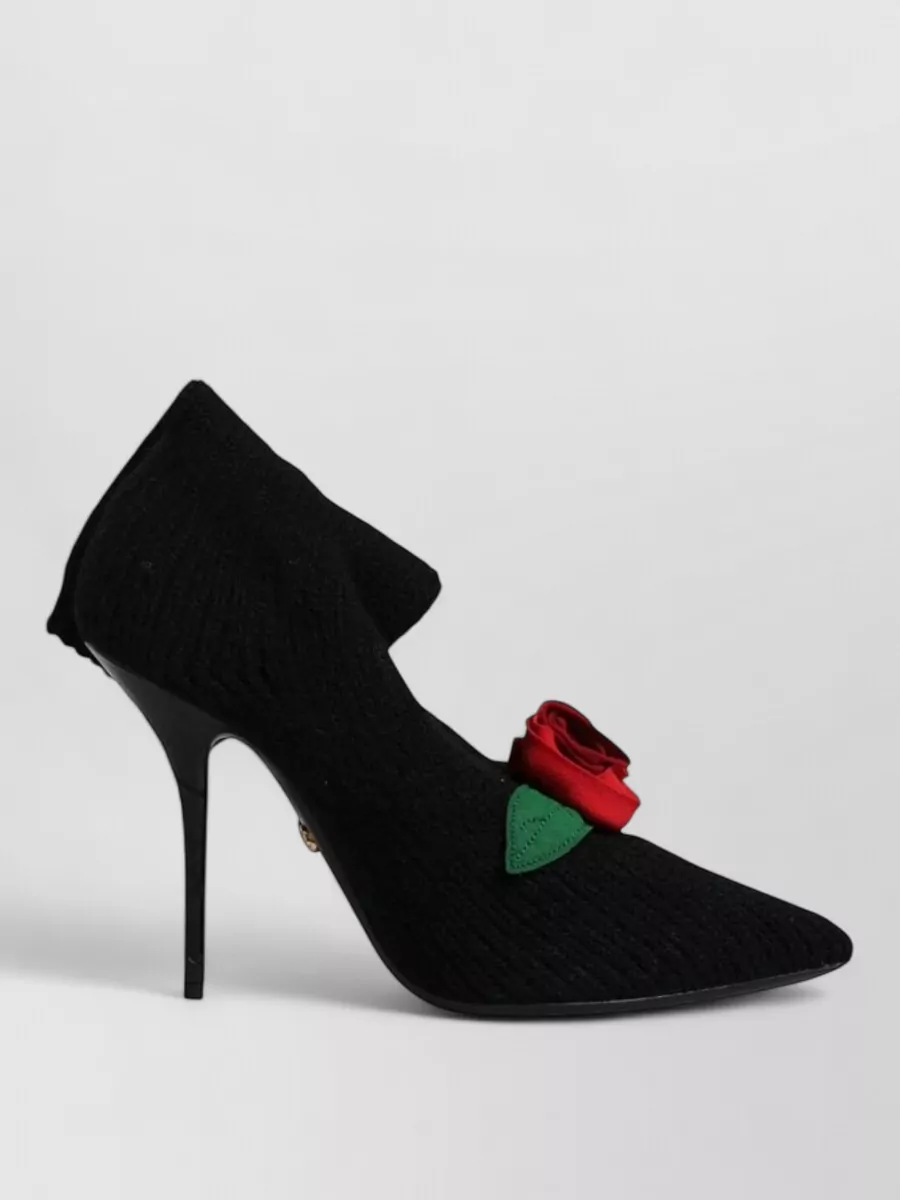 Dolce&Gabbana Stretch Fabric Stiletto Pumps