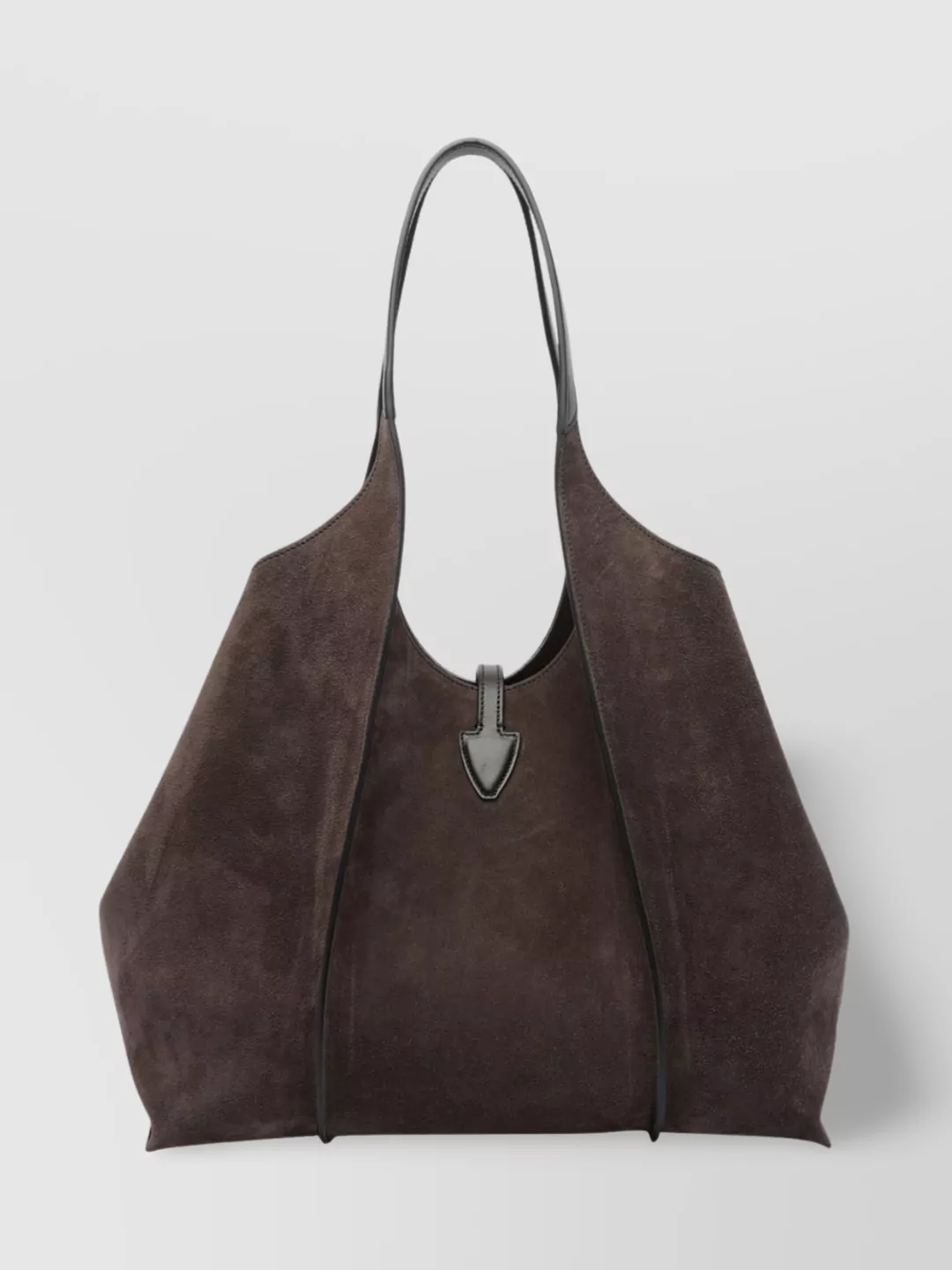 Tod's Dual Handle Metal Hardware Open Top Suede Finish
